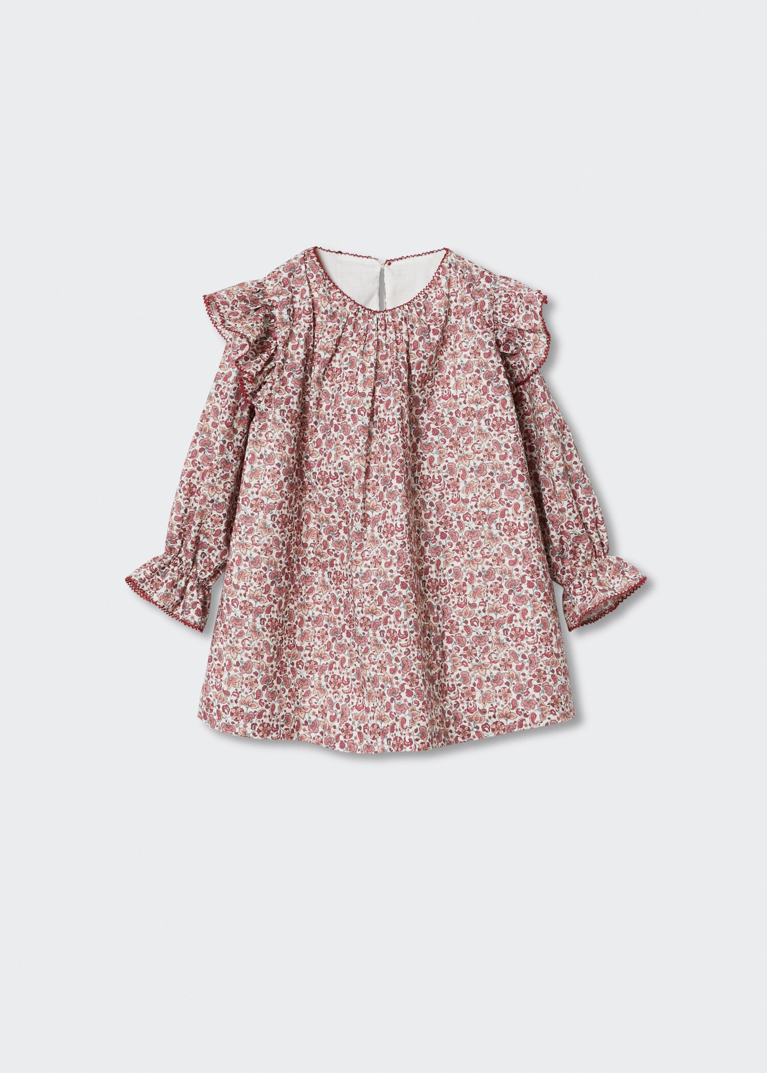 Vestido estampado volantes - Artículo sin modelo