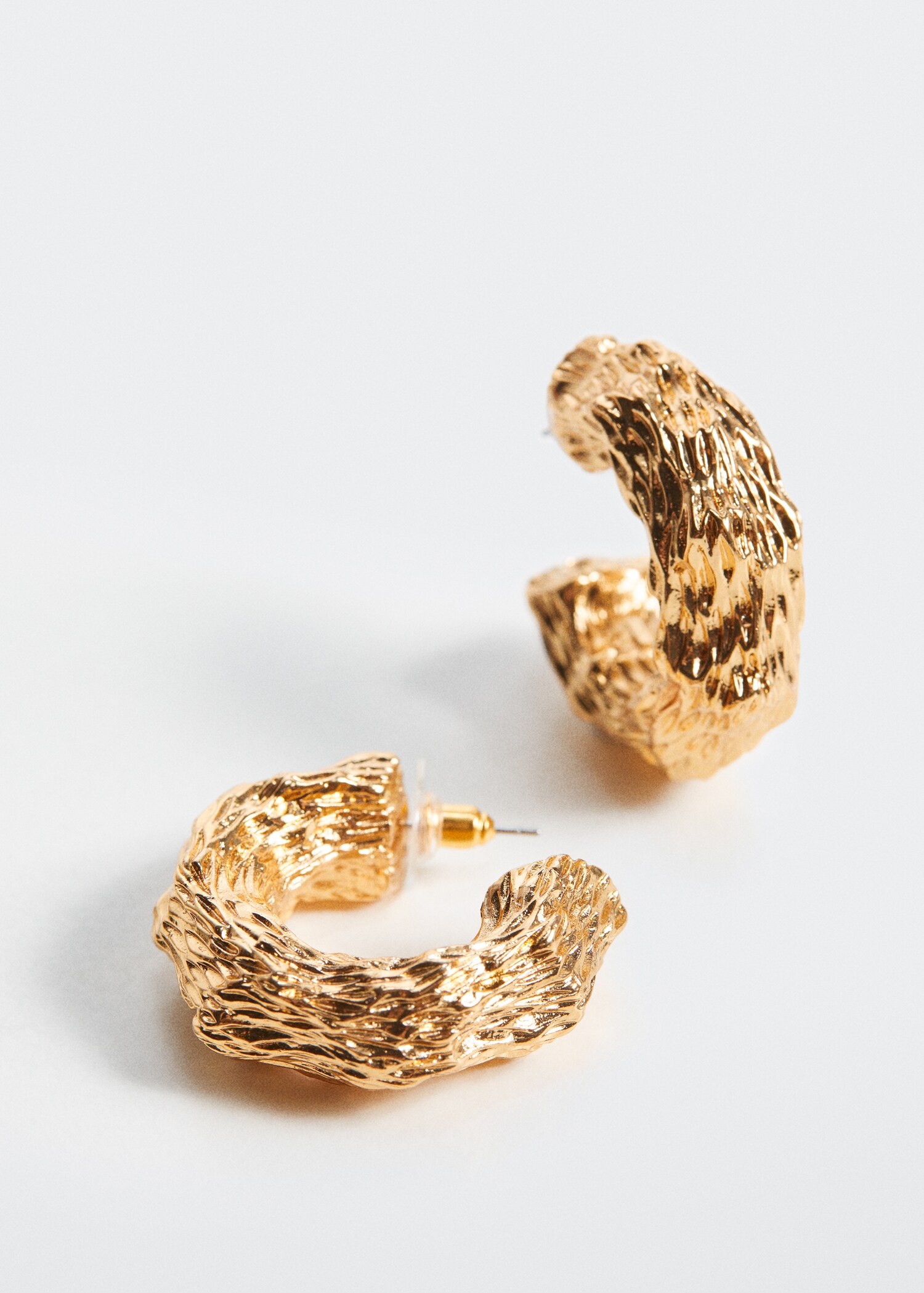 Boucles d'oreilles texture - Plan moyen