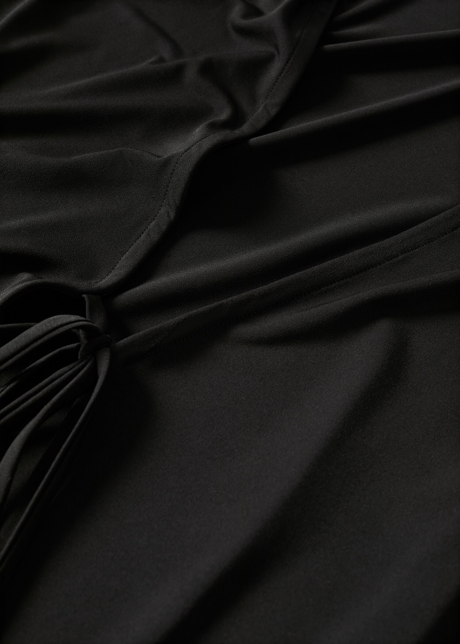 Knotted wrap dress - Details of the article 8