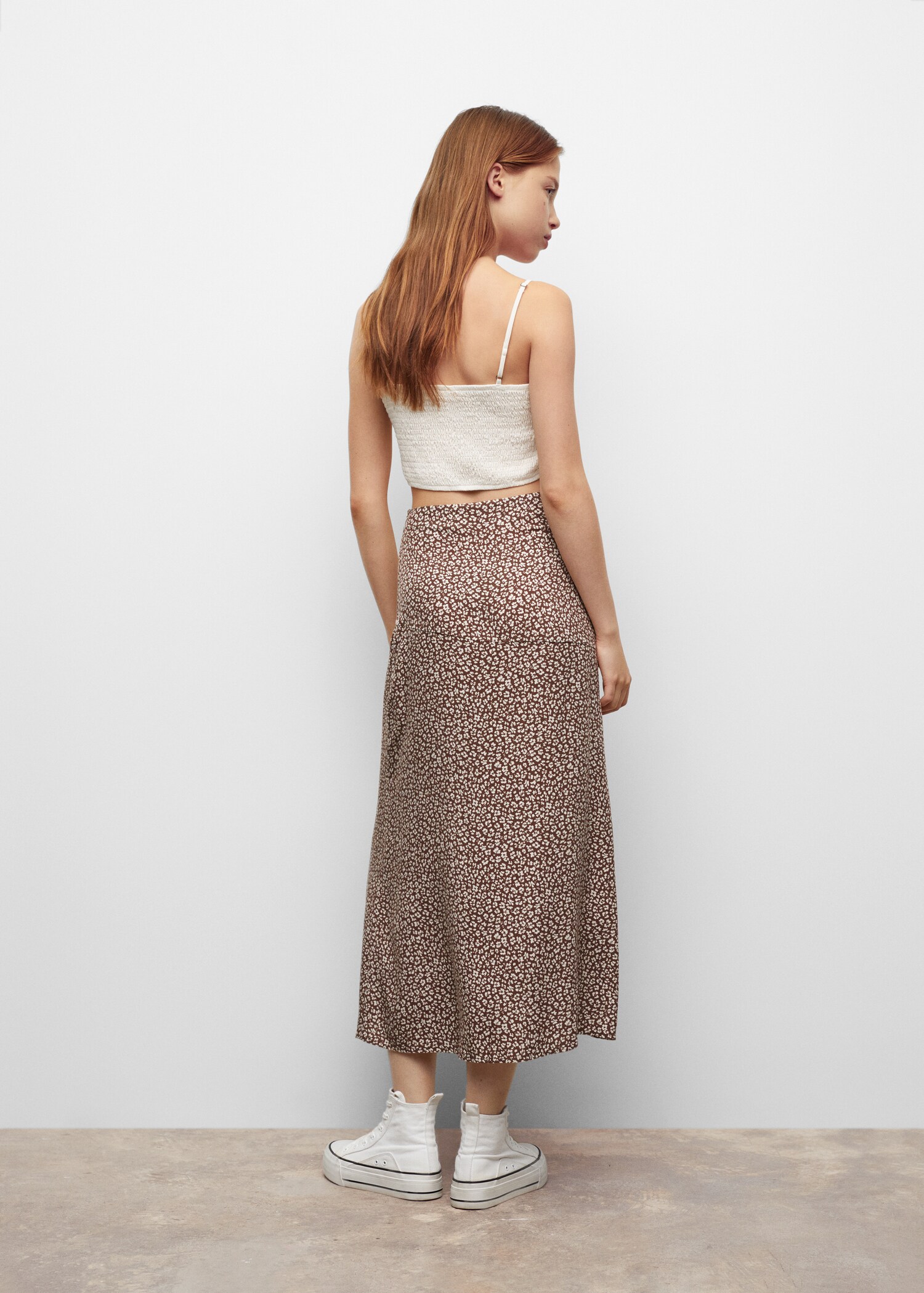 Vent midi skirt - Reverse of the article