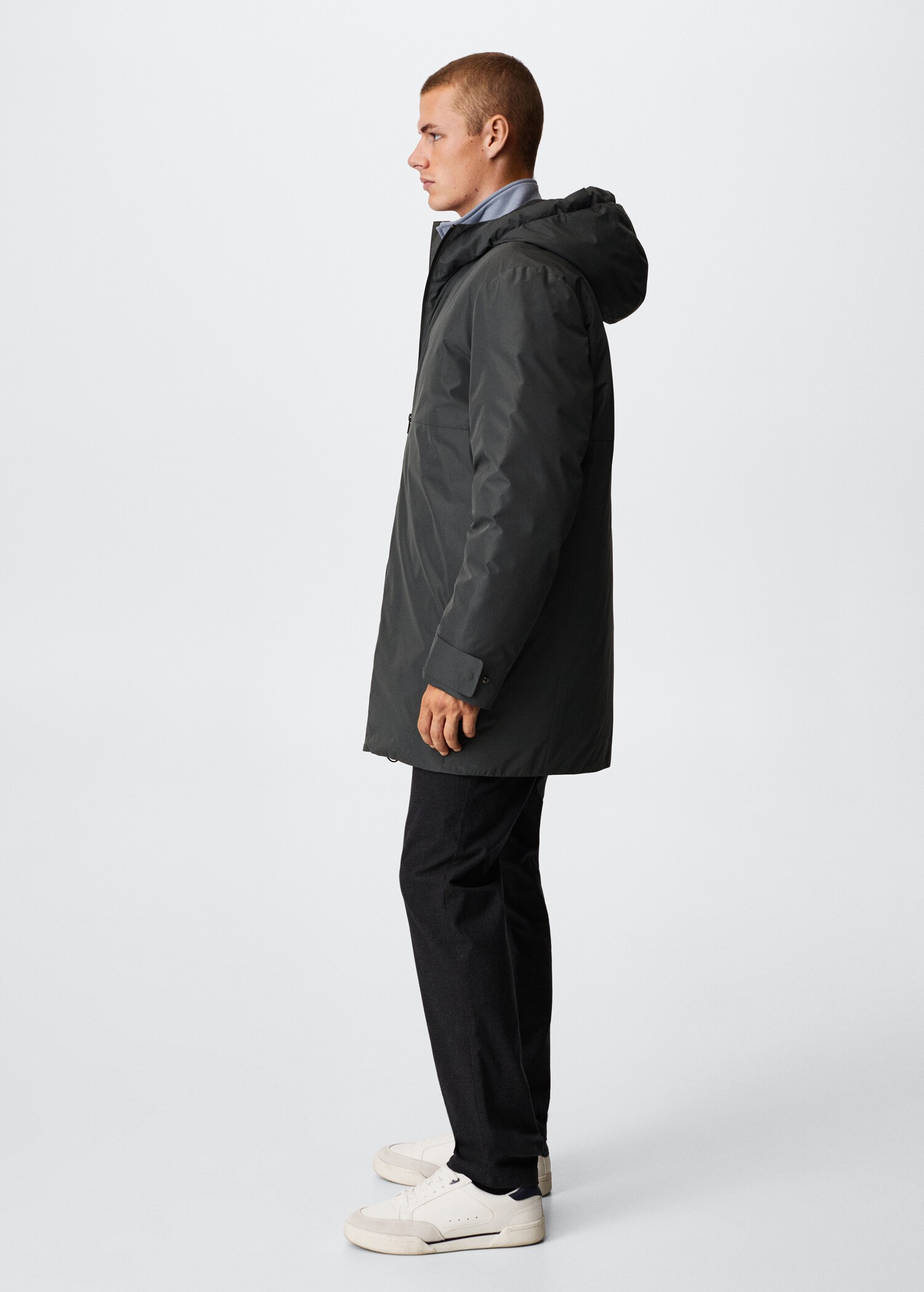 Water-repellent padded parka - Details of the article 4