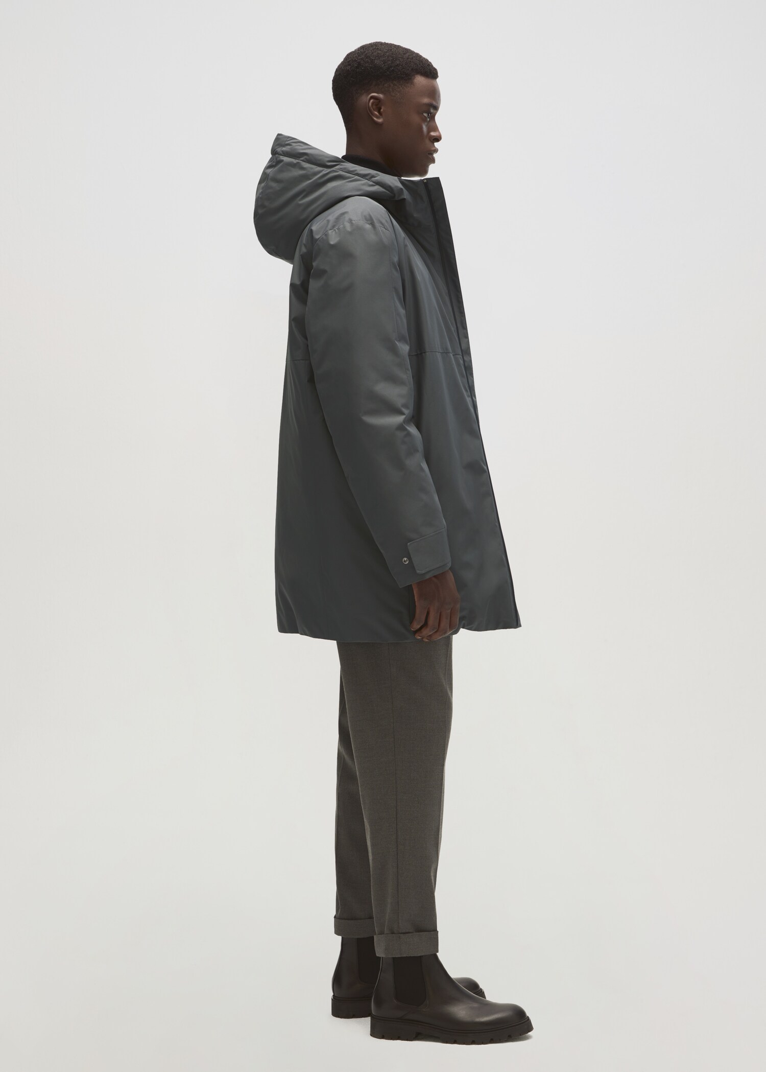 Water-repellent padded parka - Details of the article 7