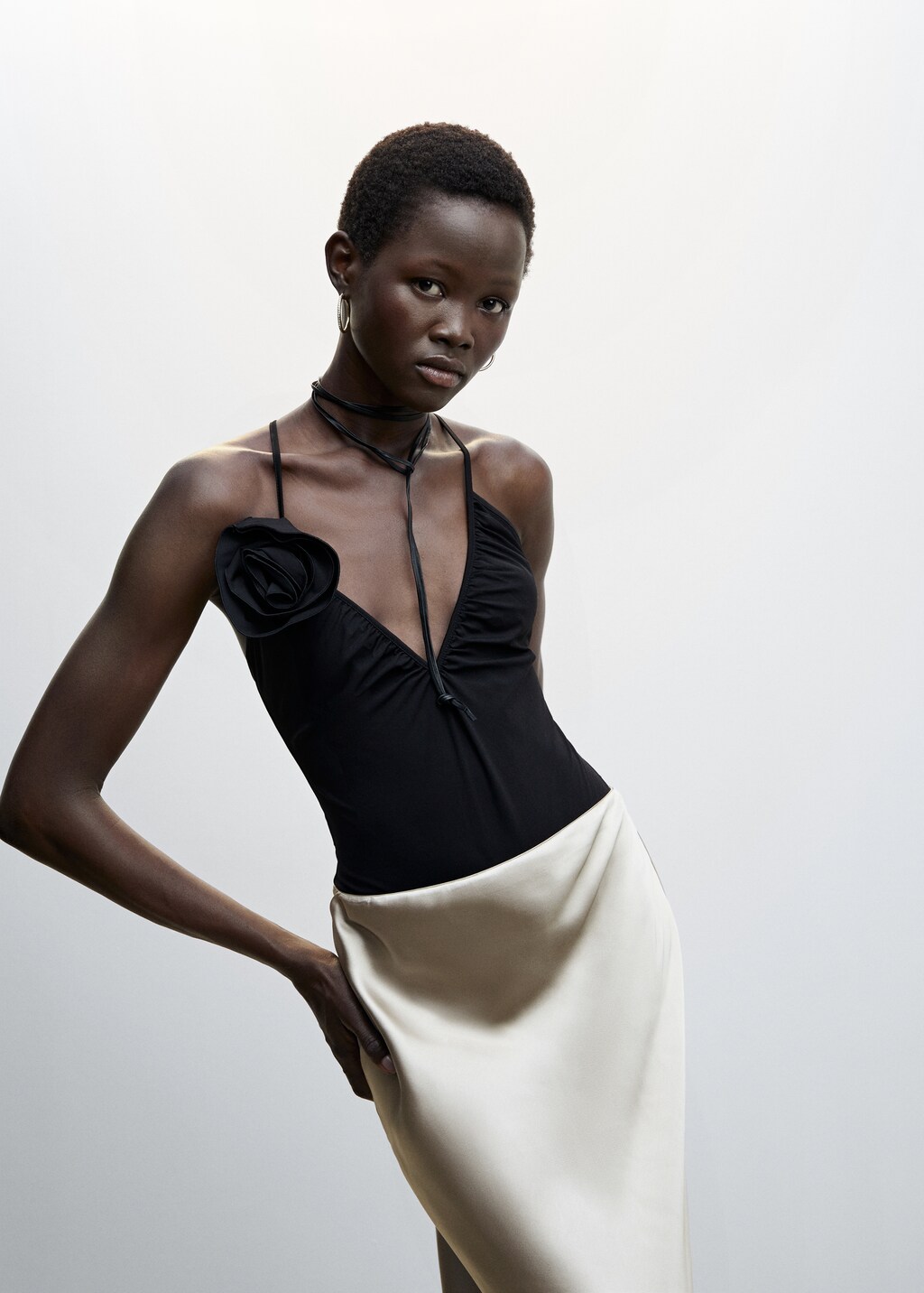 Midi satin skirt - Women | MANGO Montenegro