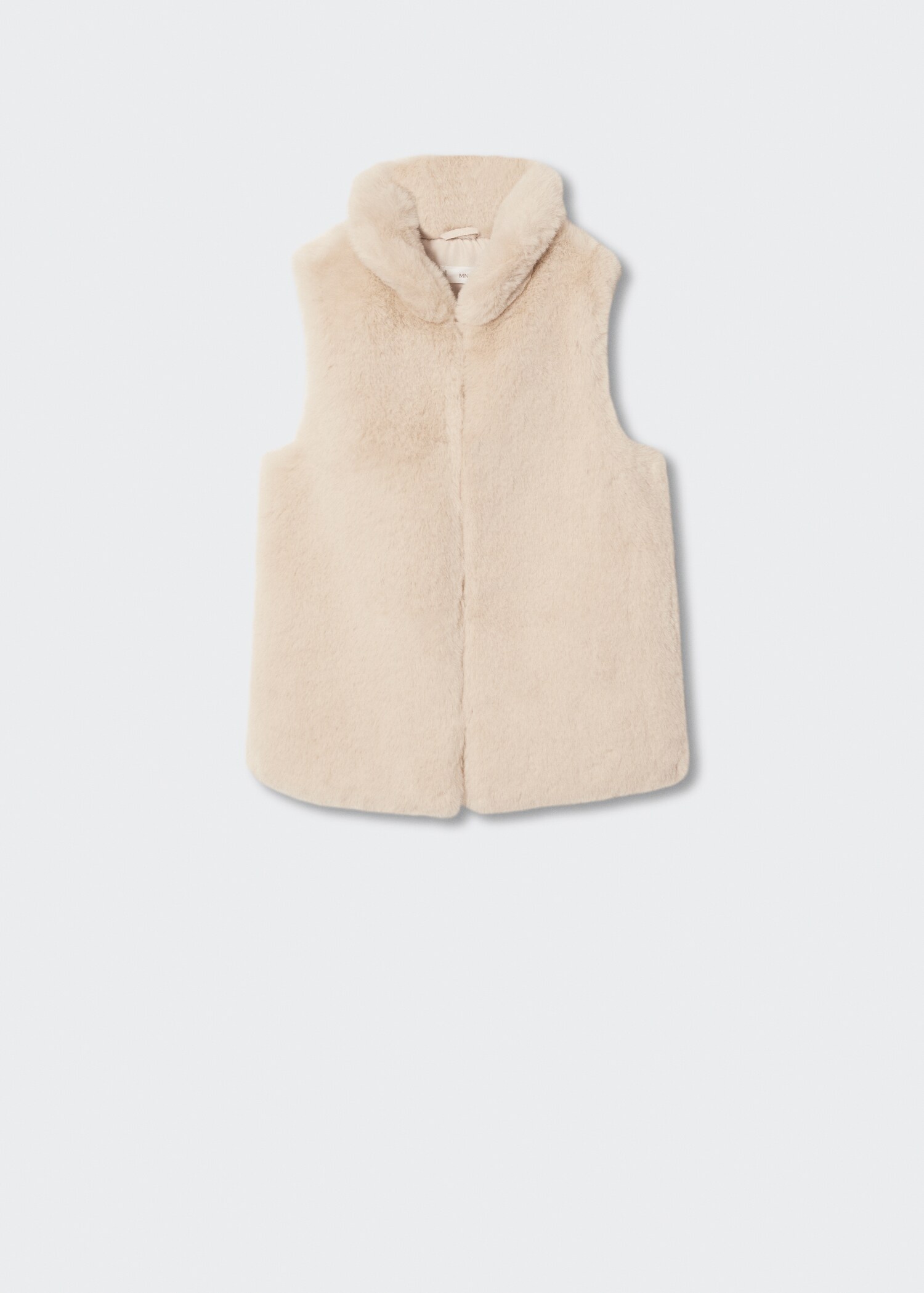 Fur-effect gilet - Article without model