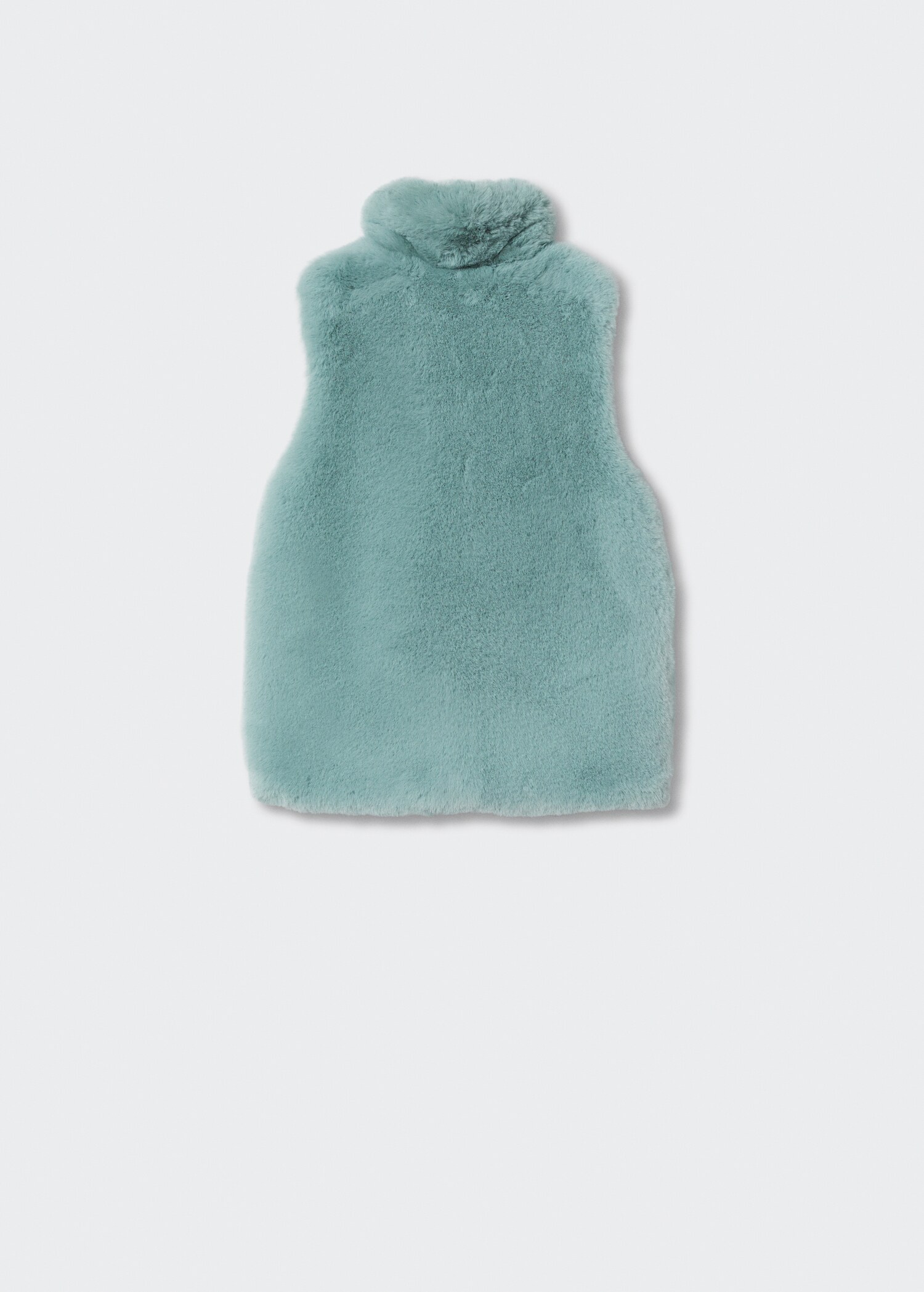 Fur-effect gilet - Reverse of the article
