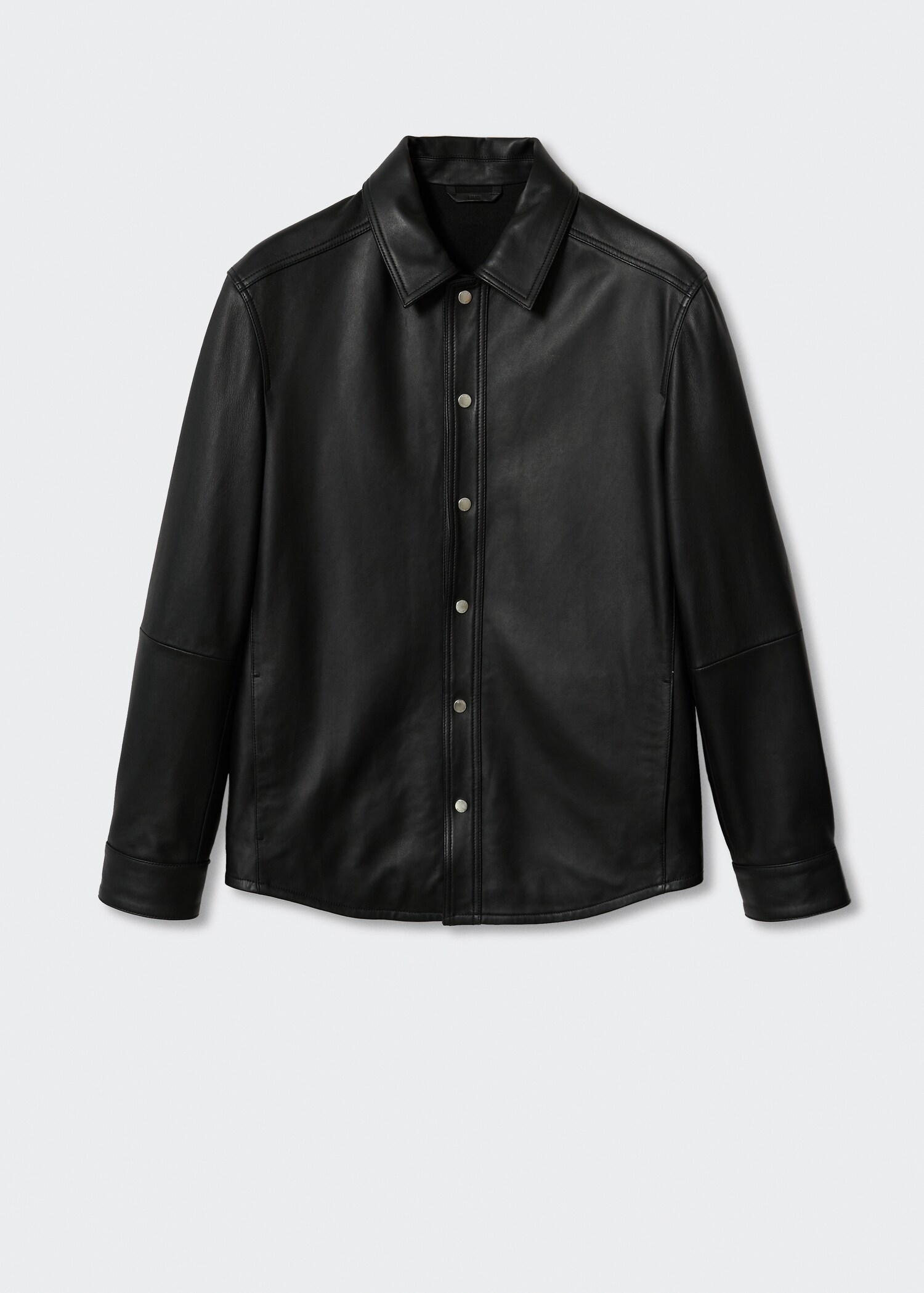 Leather overshirt - Article without model