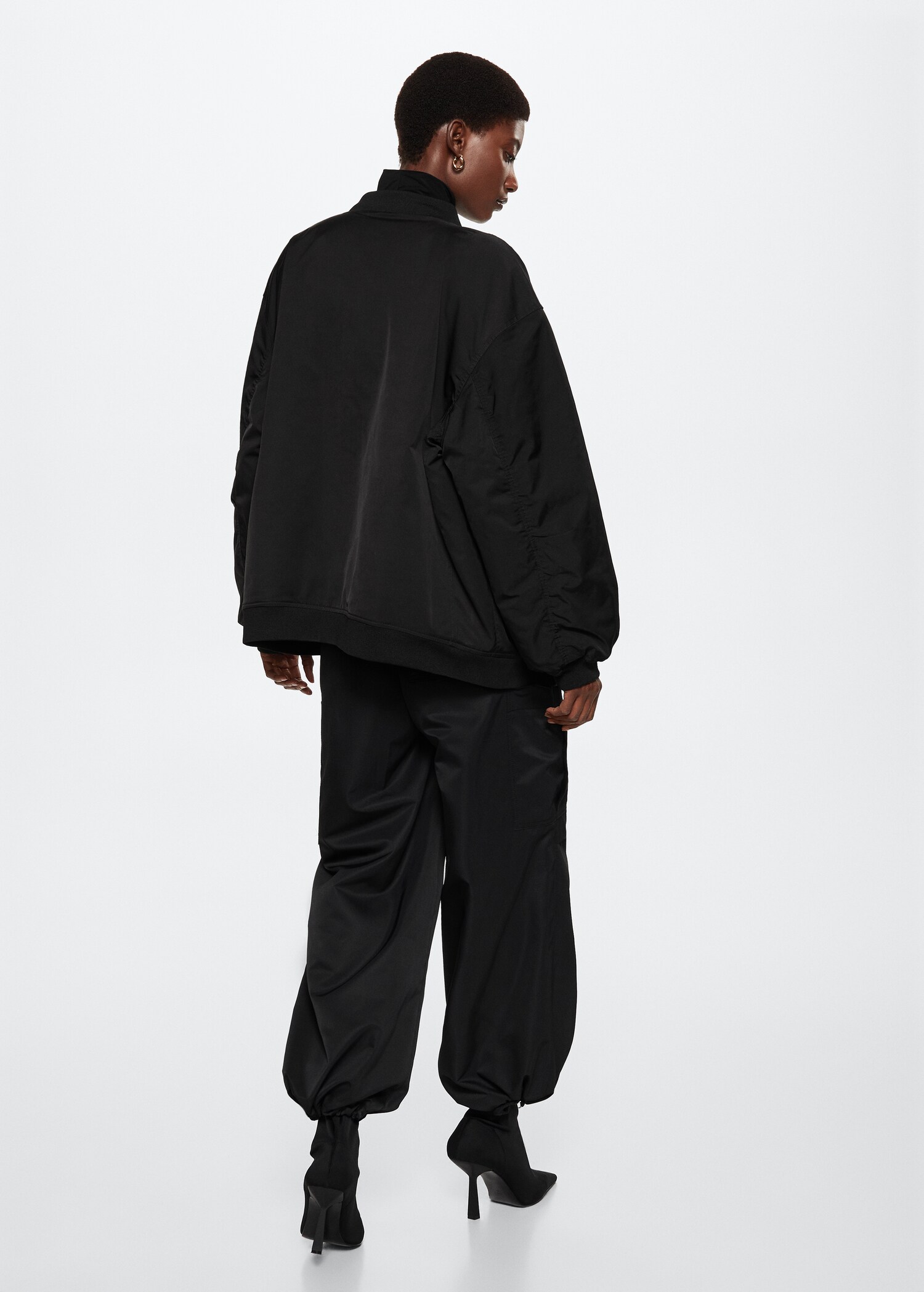 Τζάκετ bomber oversize - Πίσω όψη προϊόντος