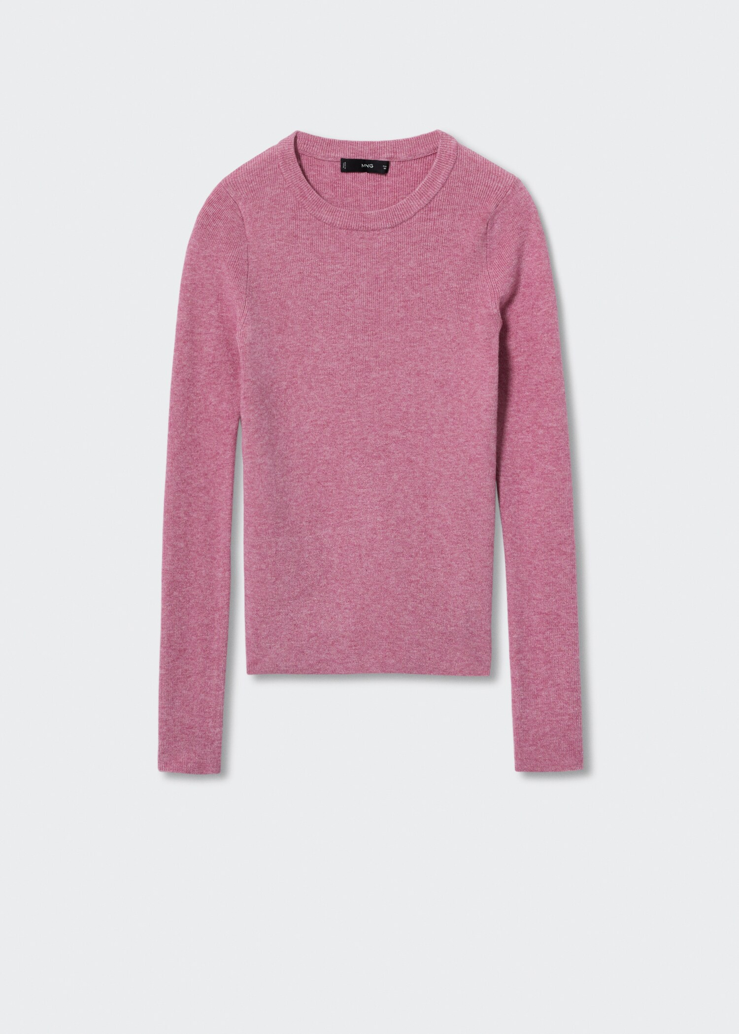 Ribbed round-neck sweater  - Article without model