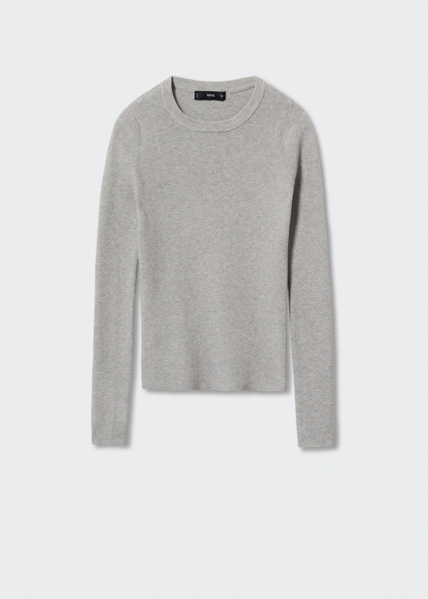 Ribbed round-neck sweater  - Article without model