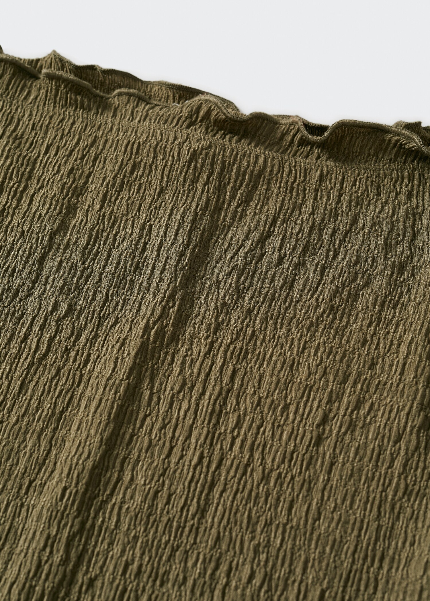 Textured crop top - Details of the article 8