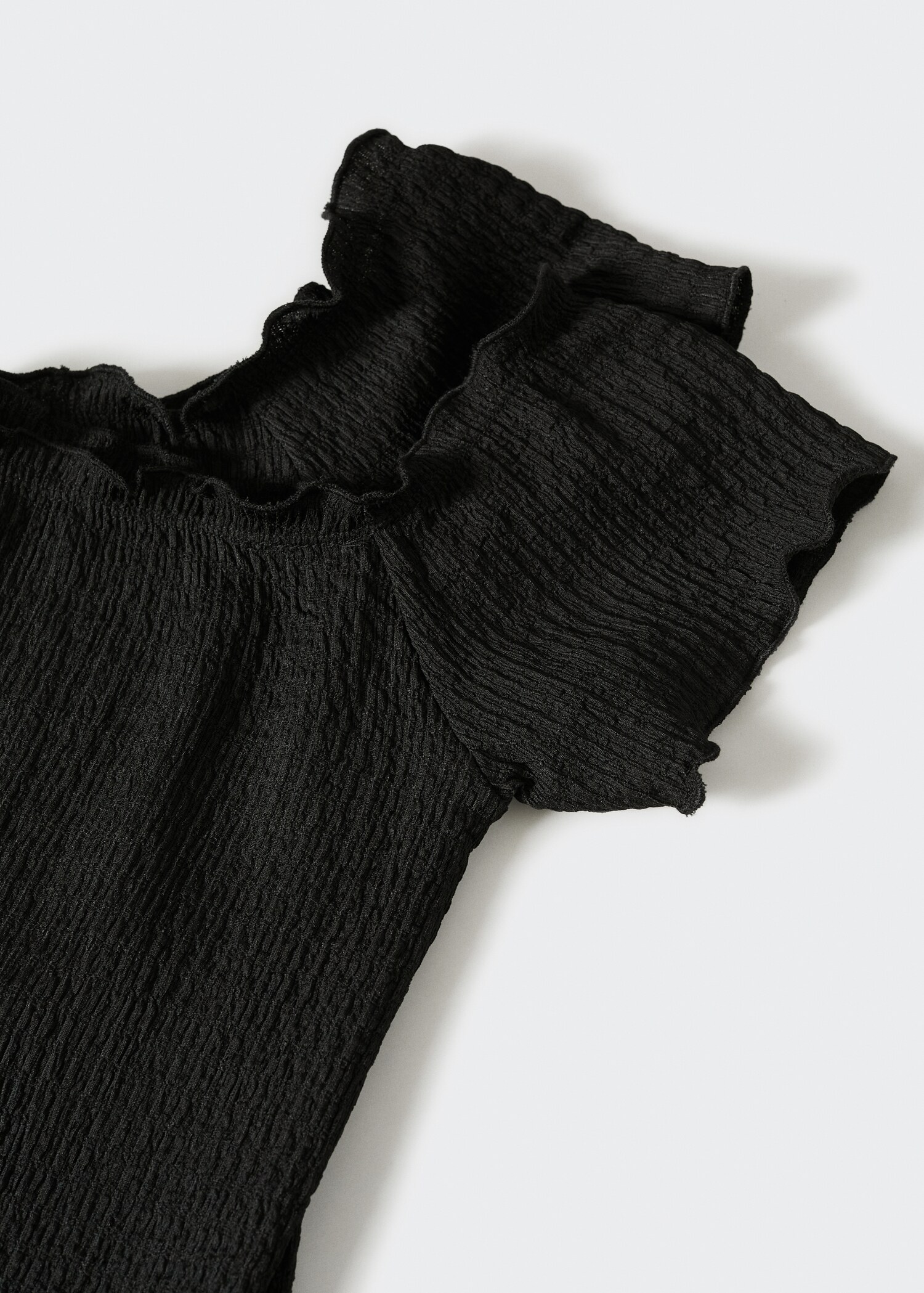 Textured crop top - Details of the article 8