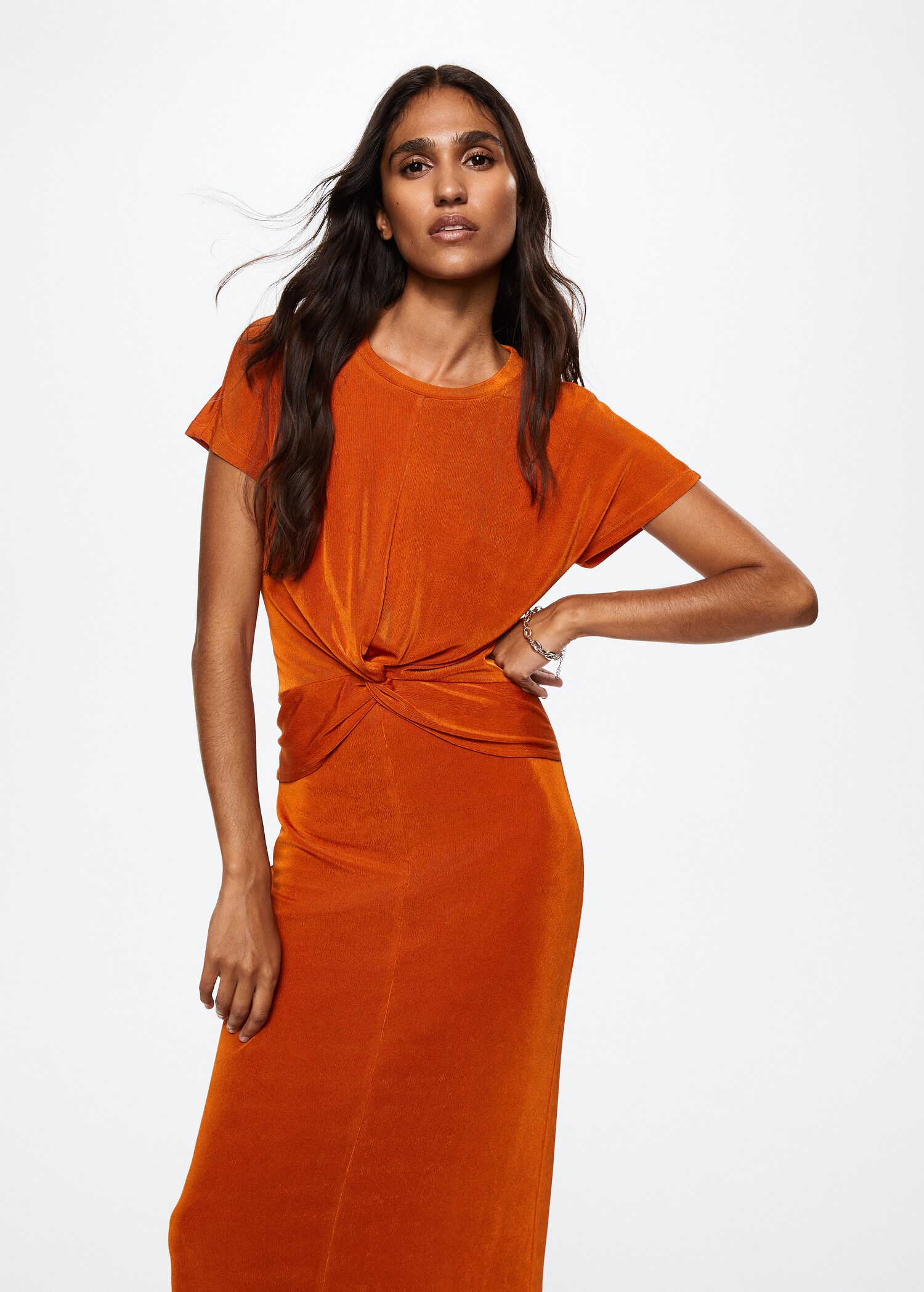 Knot detail dress - Medium plane