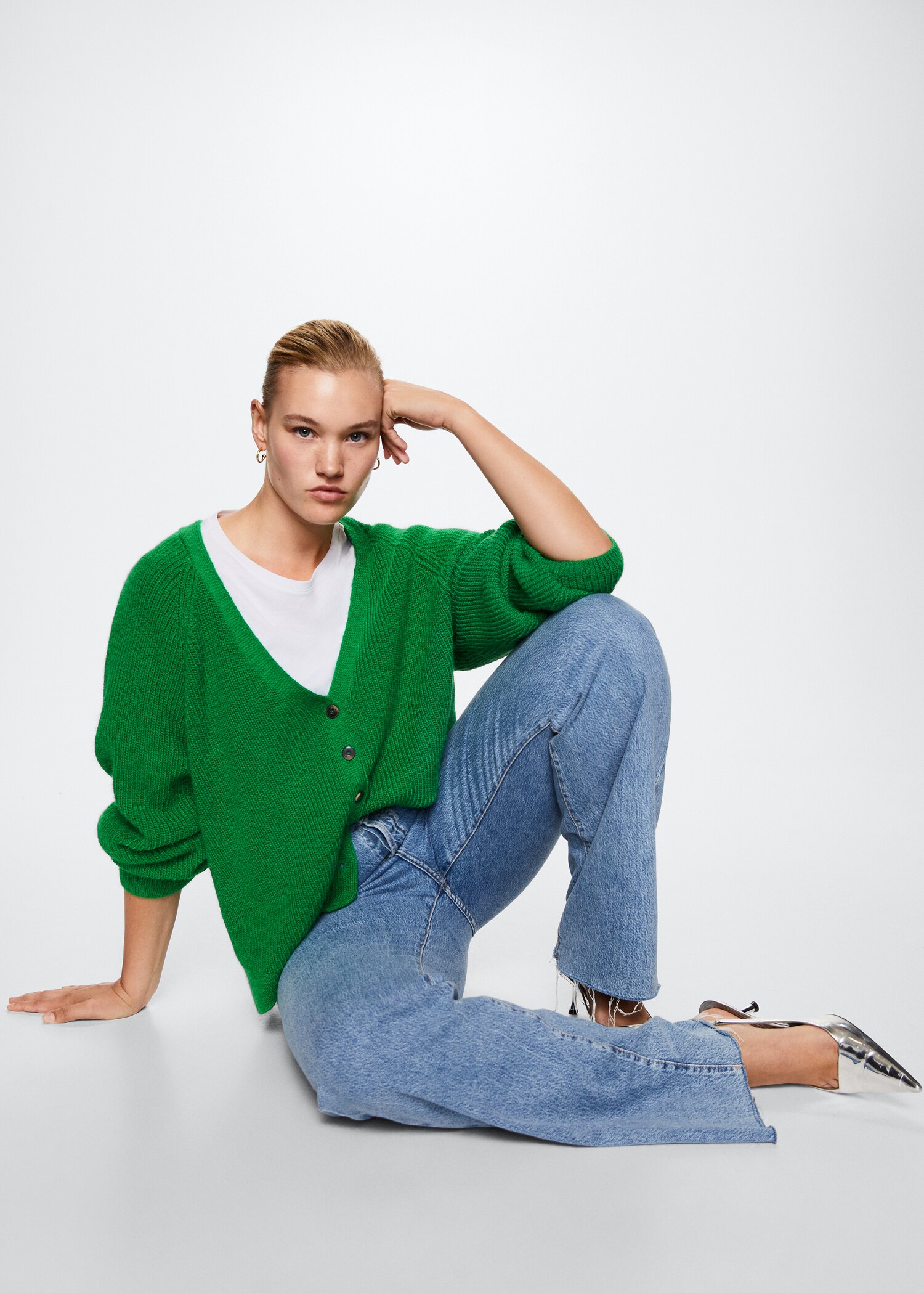 Button knit cardigan - Details of the article 4