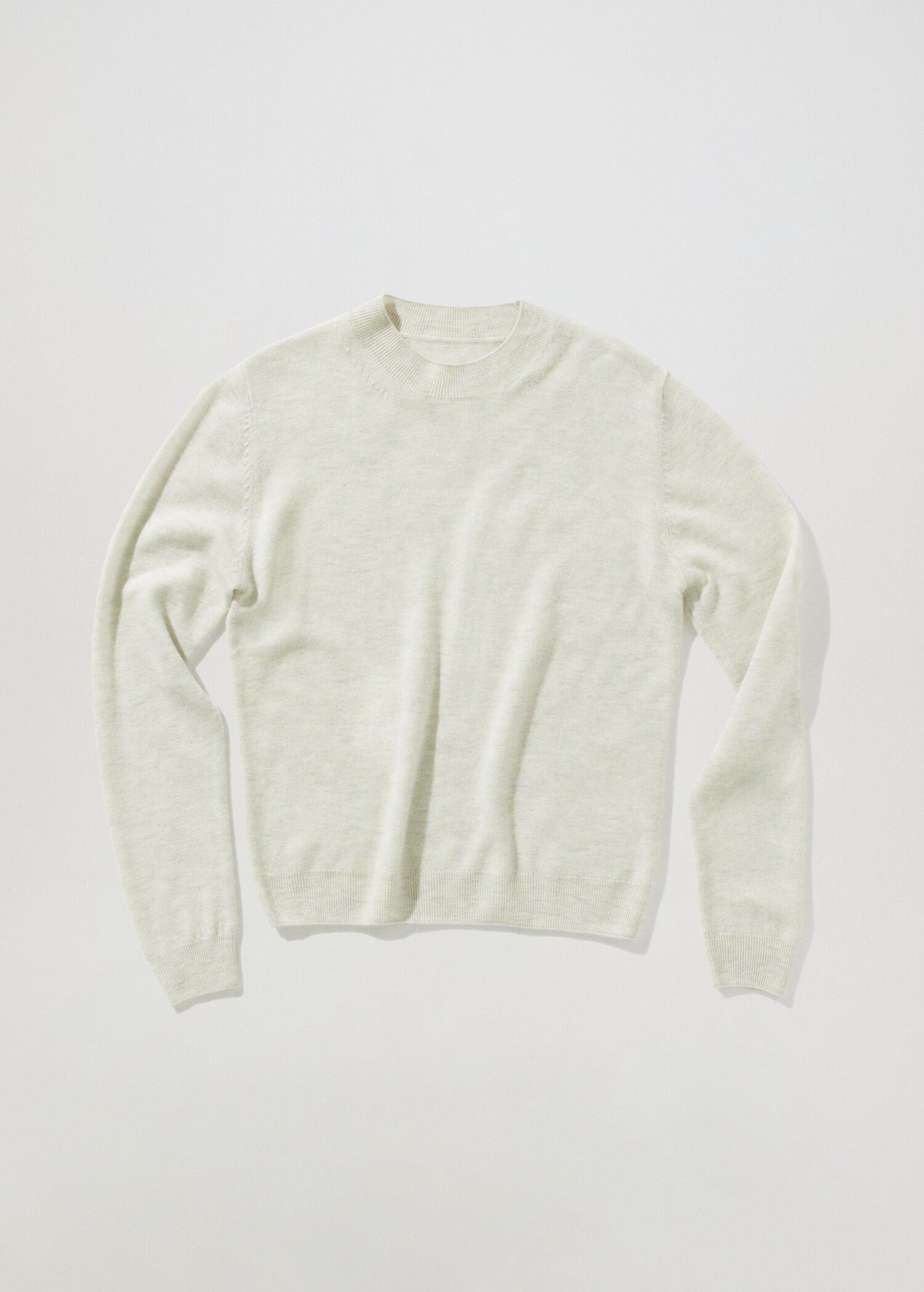 High collar wool sweater - Article without model
