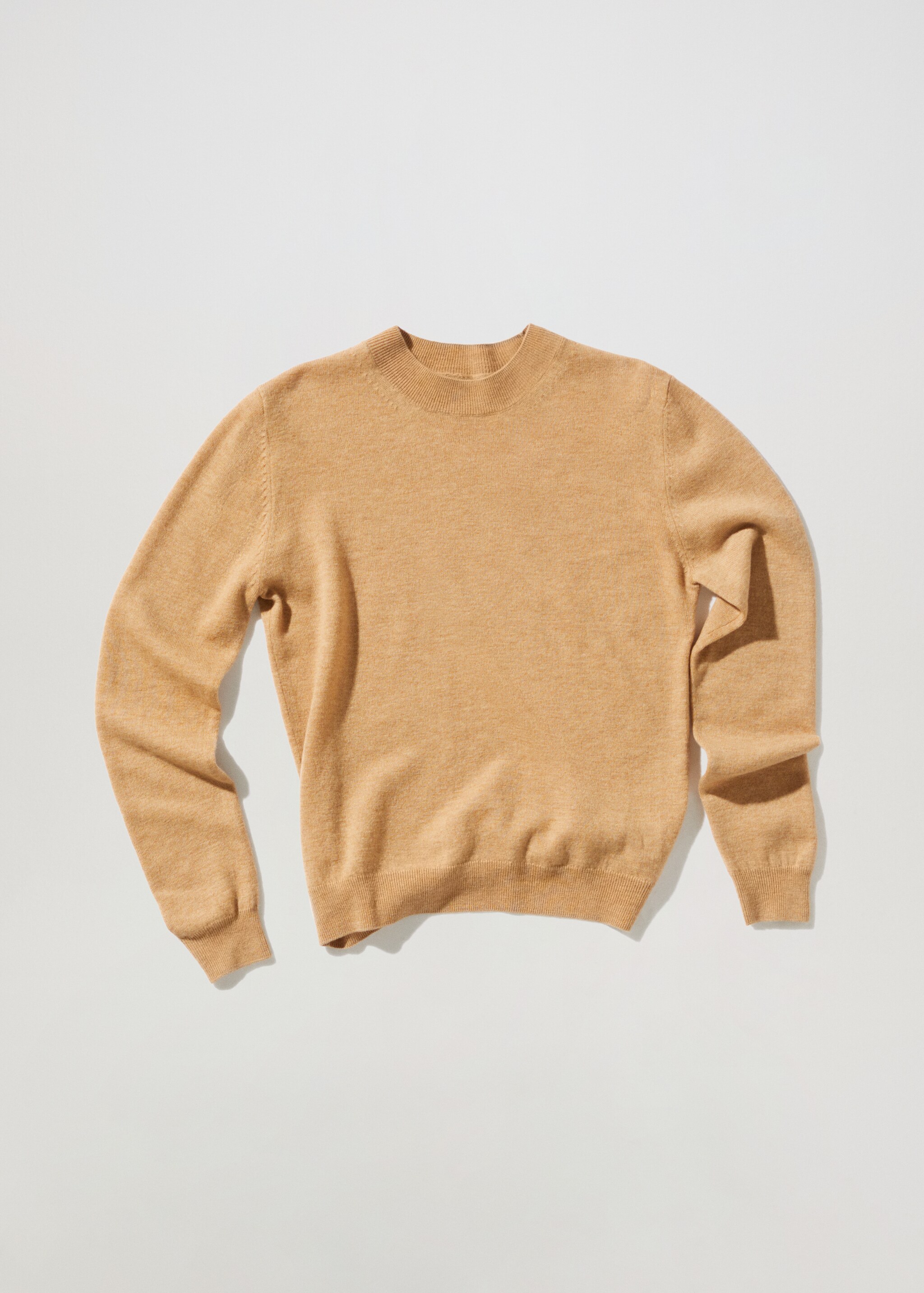 High collar wool sweater - Article without model