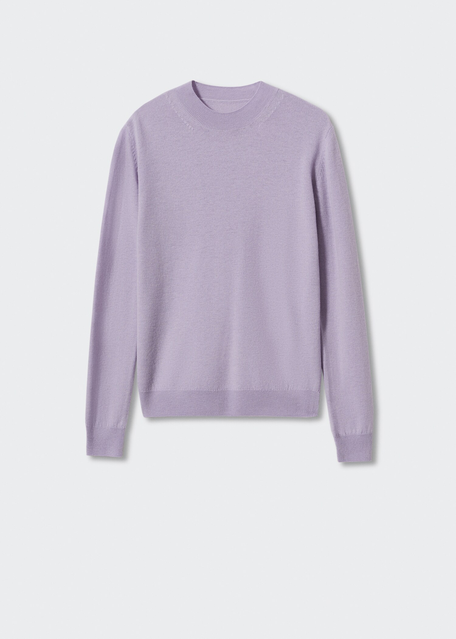 High collar wool sweater - Article without model