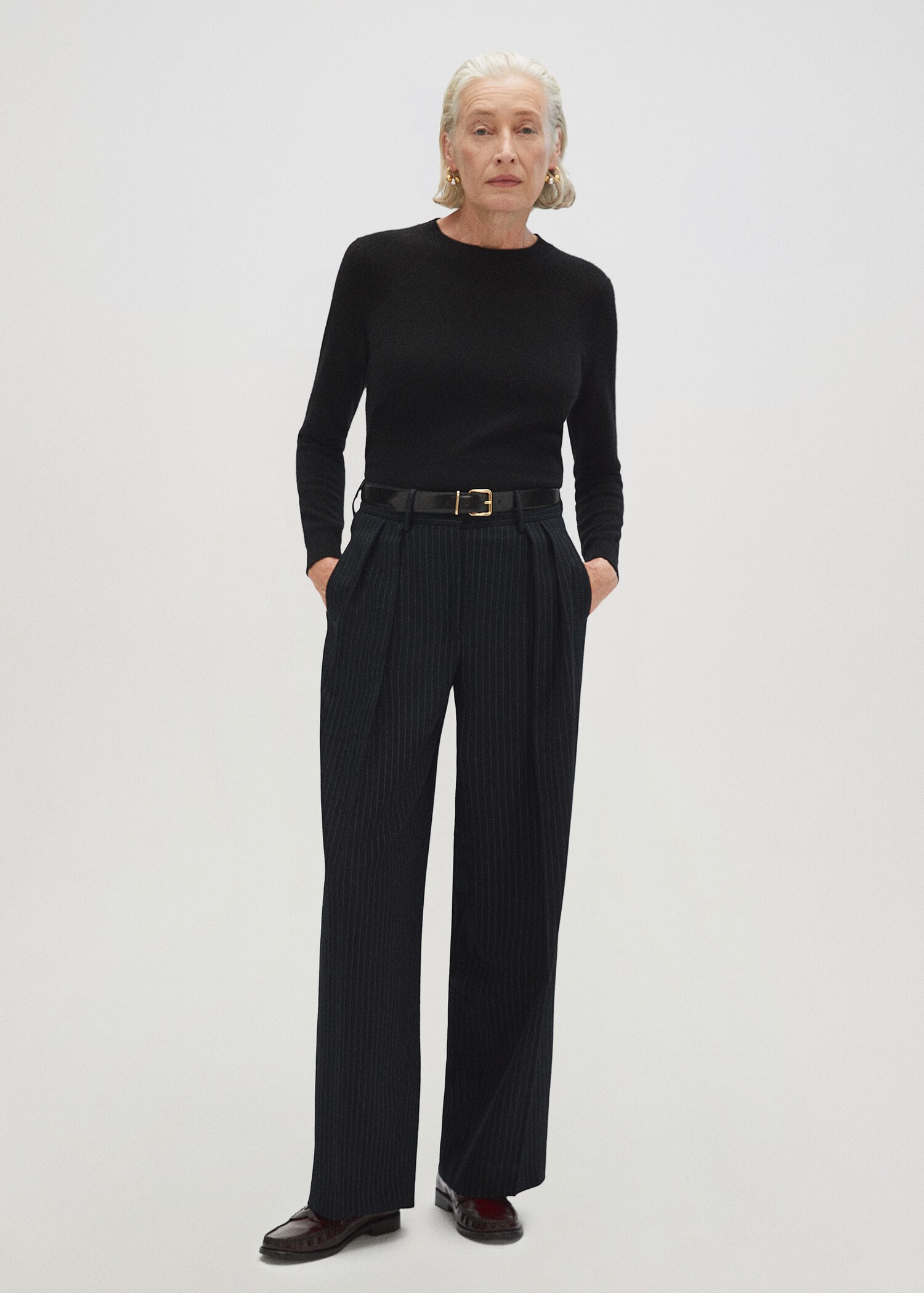 High collar wool sweater - Details of the article 7