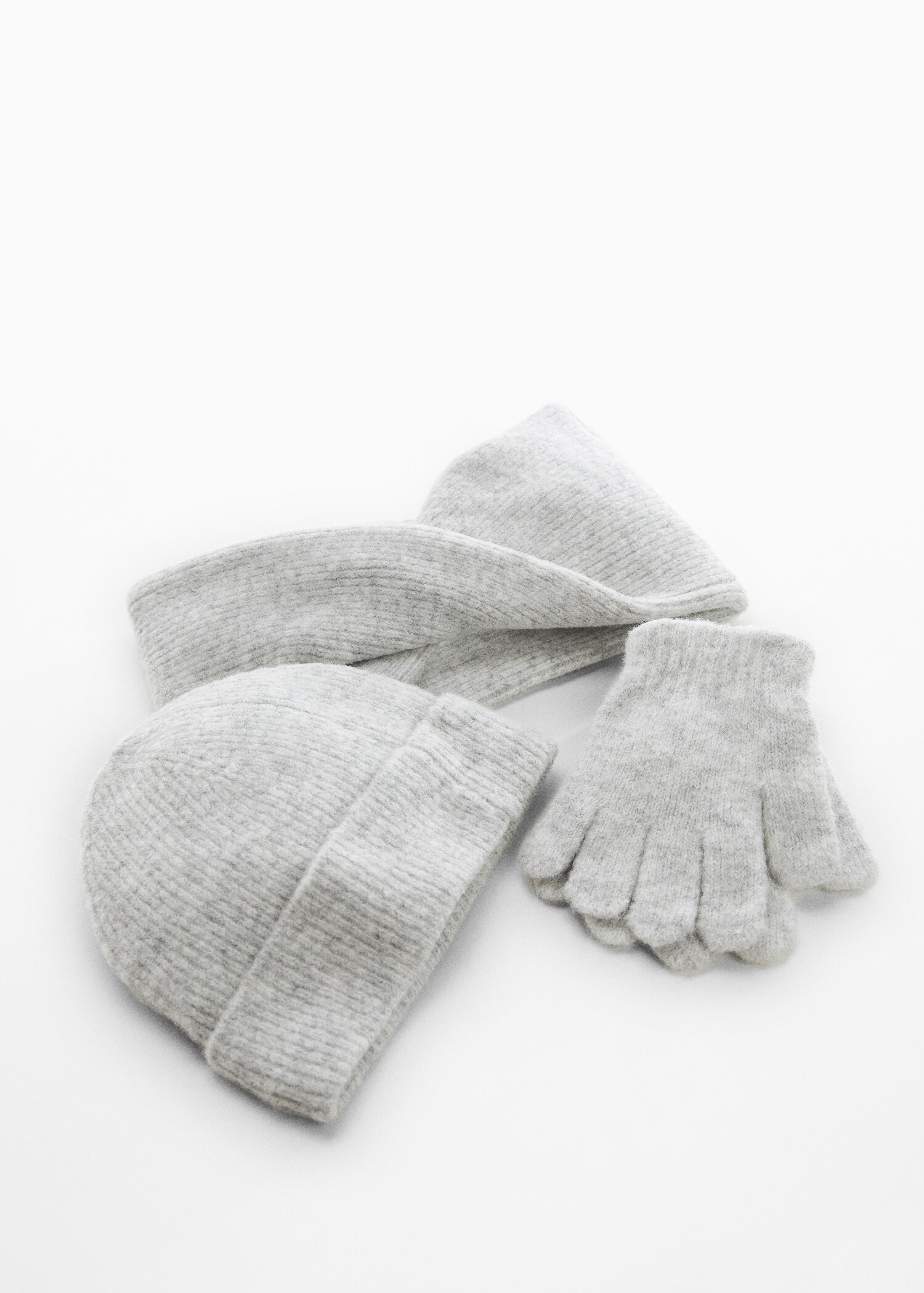 Chunky-knit gloves - Details of the article 1