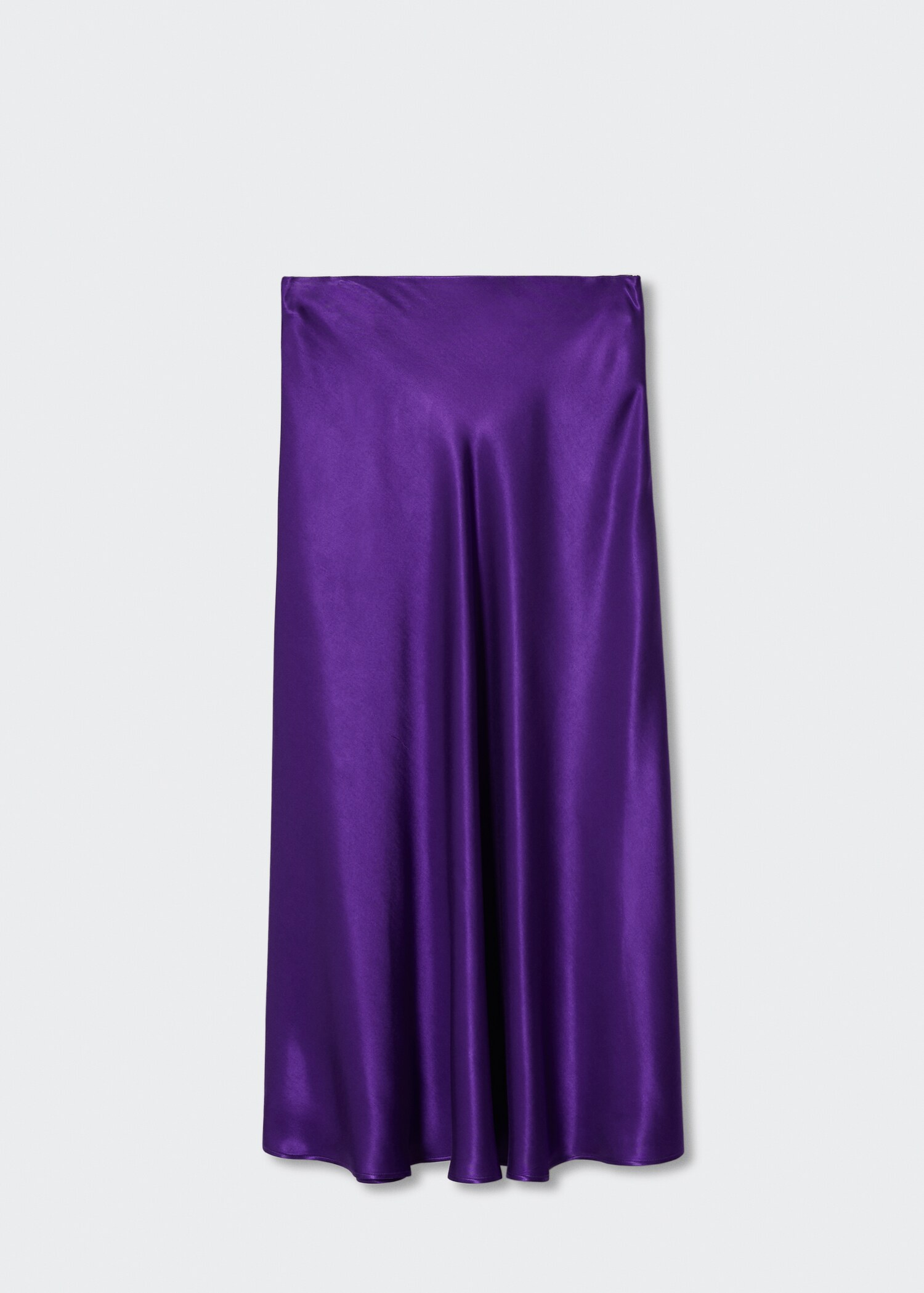 Midi satin skirt - Article without model