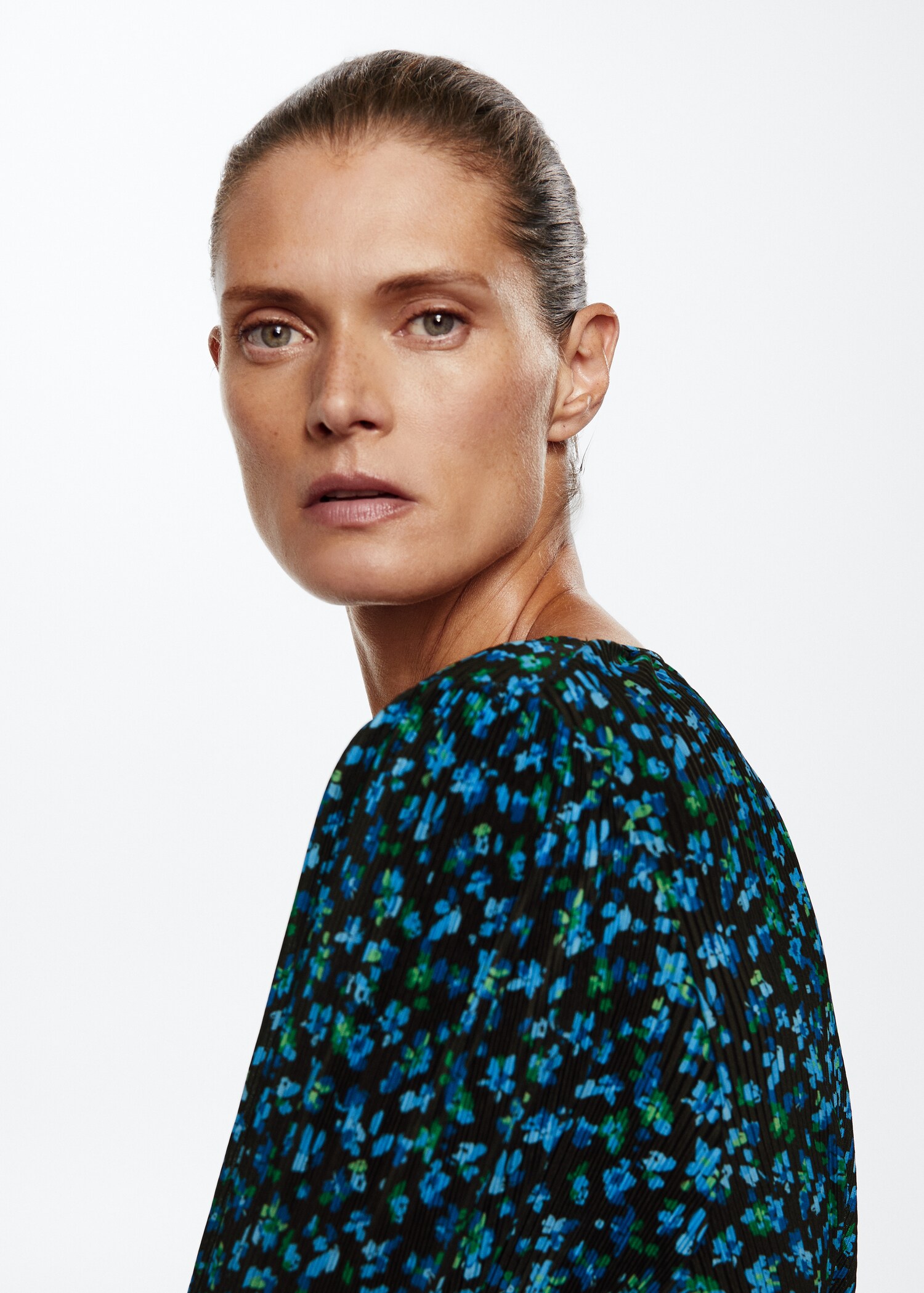 Blouse plissée imprimée - Détail de l'article 4