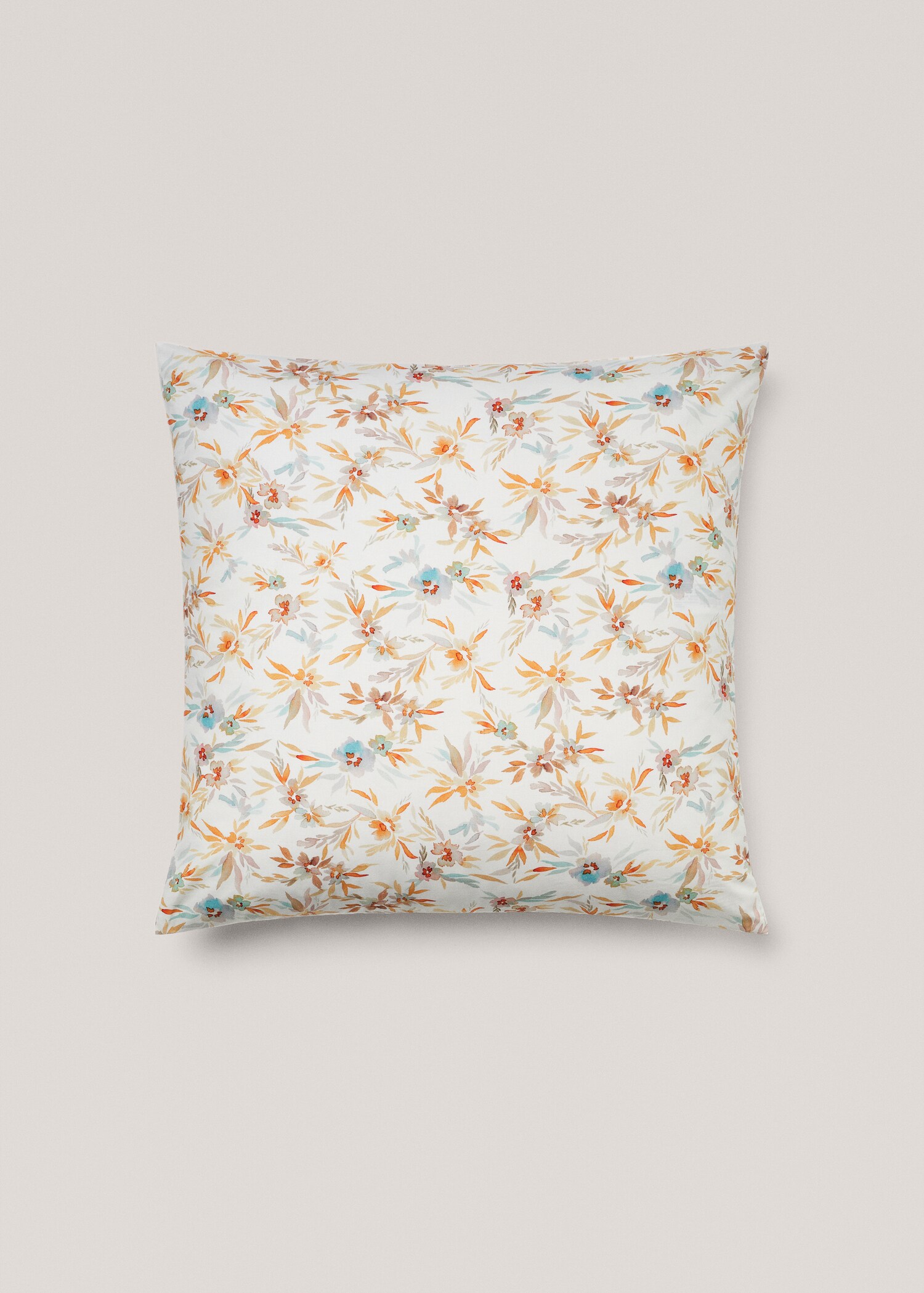 Kissenhülle mit Blumenmuster 60 x 60 cm - Artikel ohne Model