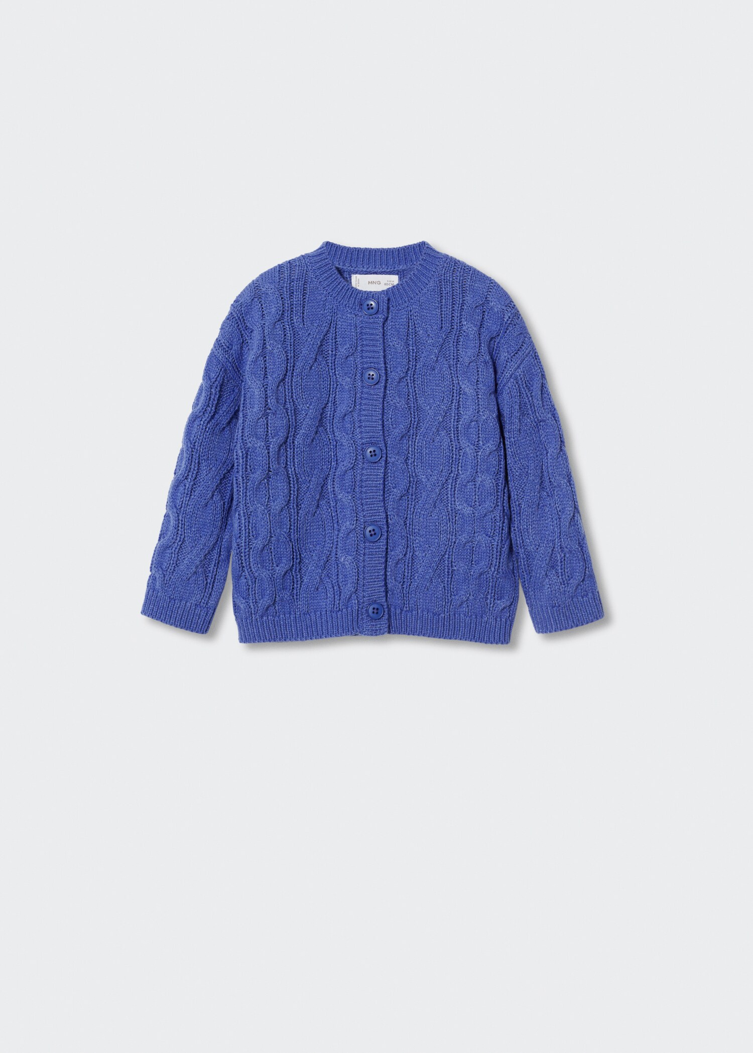 Knitted braided cardigan - Article without model