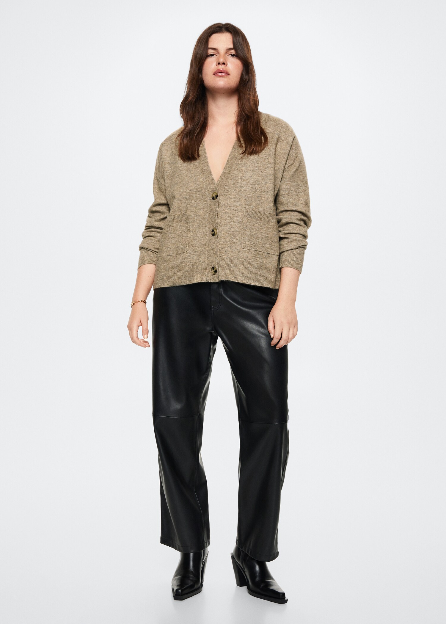 Pocket knit cardigan - Details of the article 3