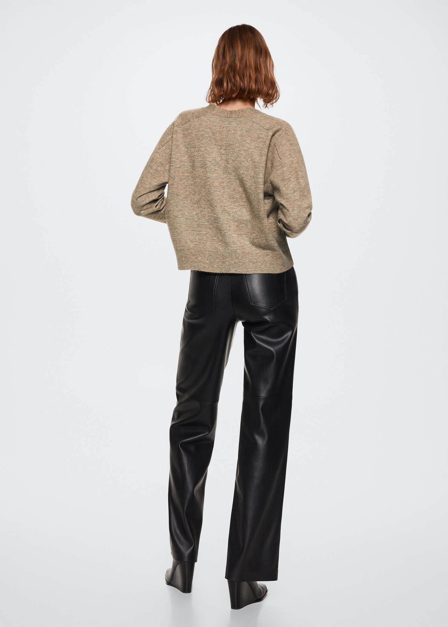 Pocket knit cardigan - Reverse of the article