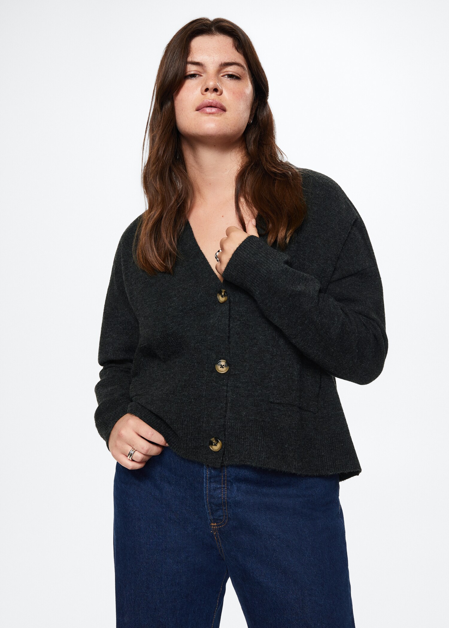 Pocket knit cardigan - Details of the article 5