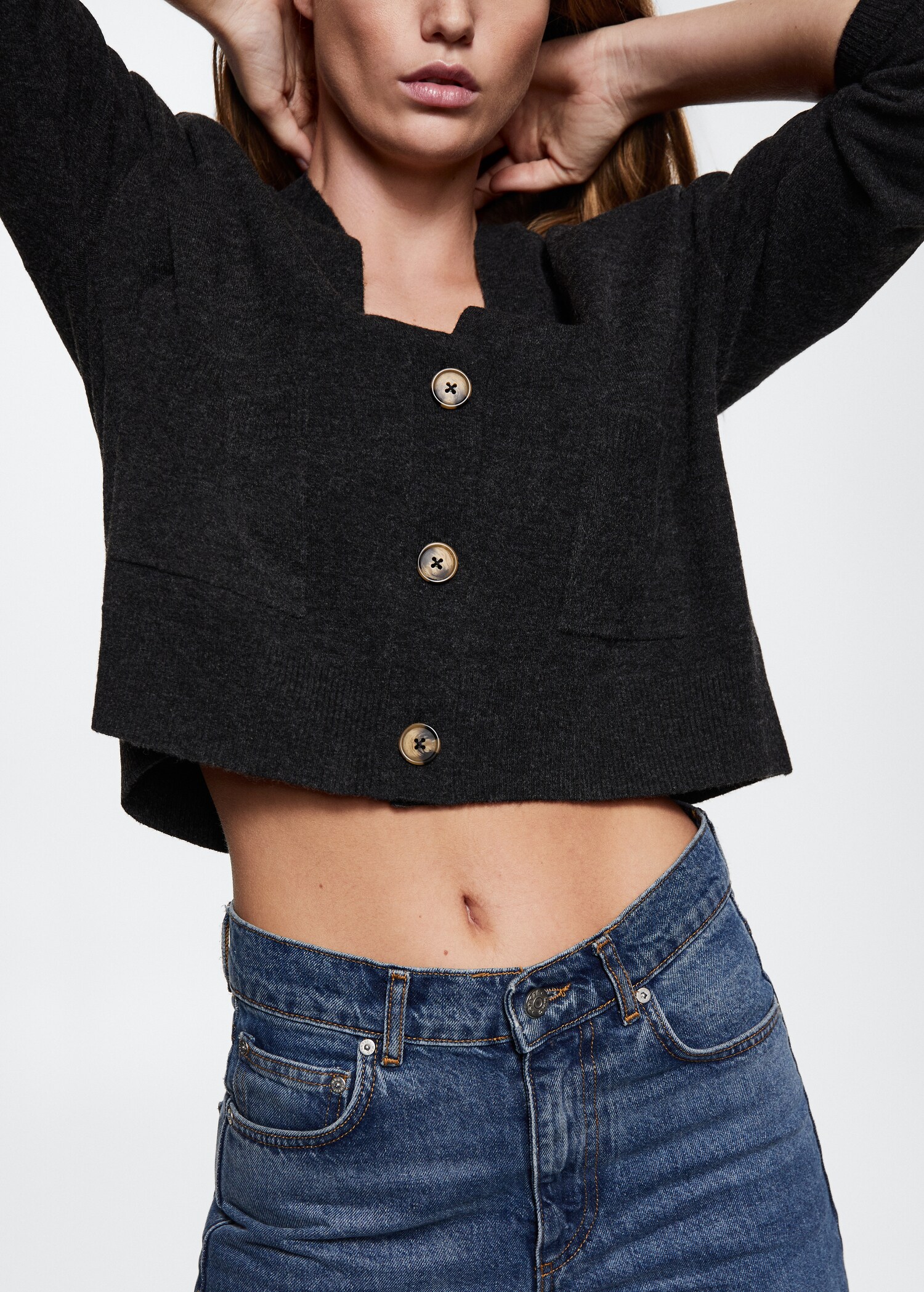 Pocket knit cardigan - Details of the article 6
