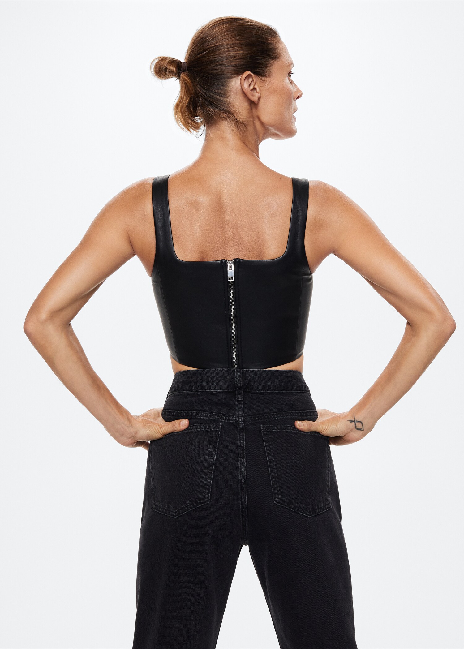 Corset style top - Reverse of the article