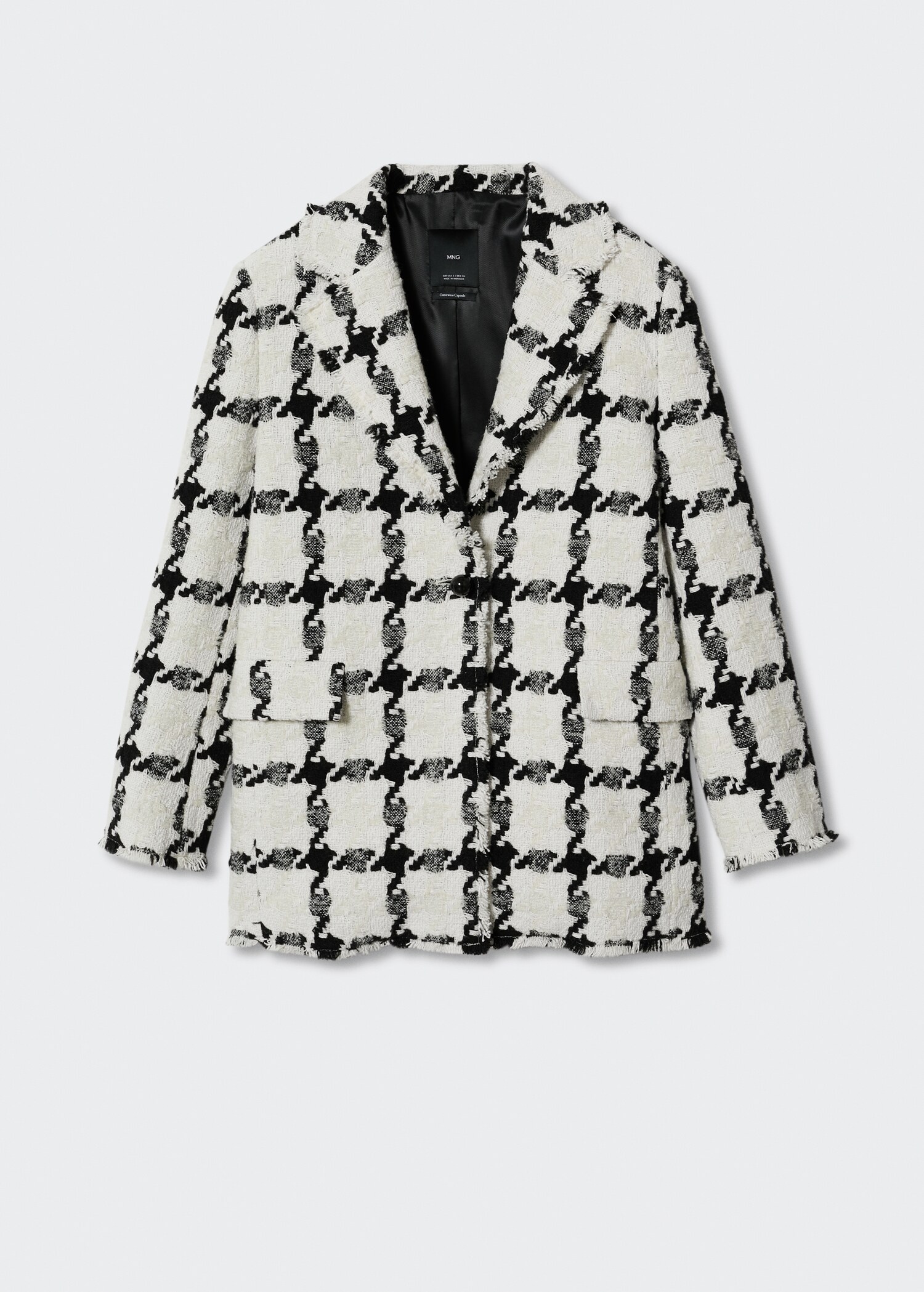 Abrigo tweed cuadros  - Artículo sin modelo