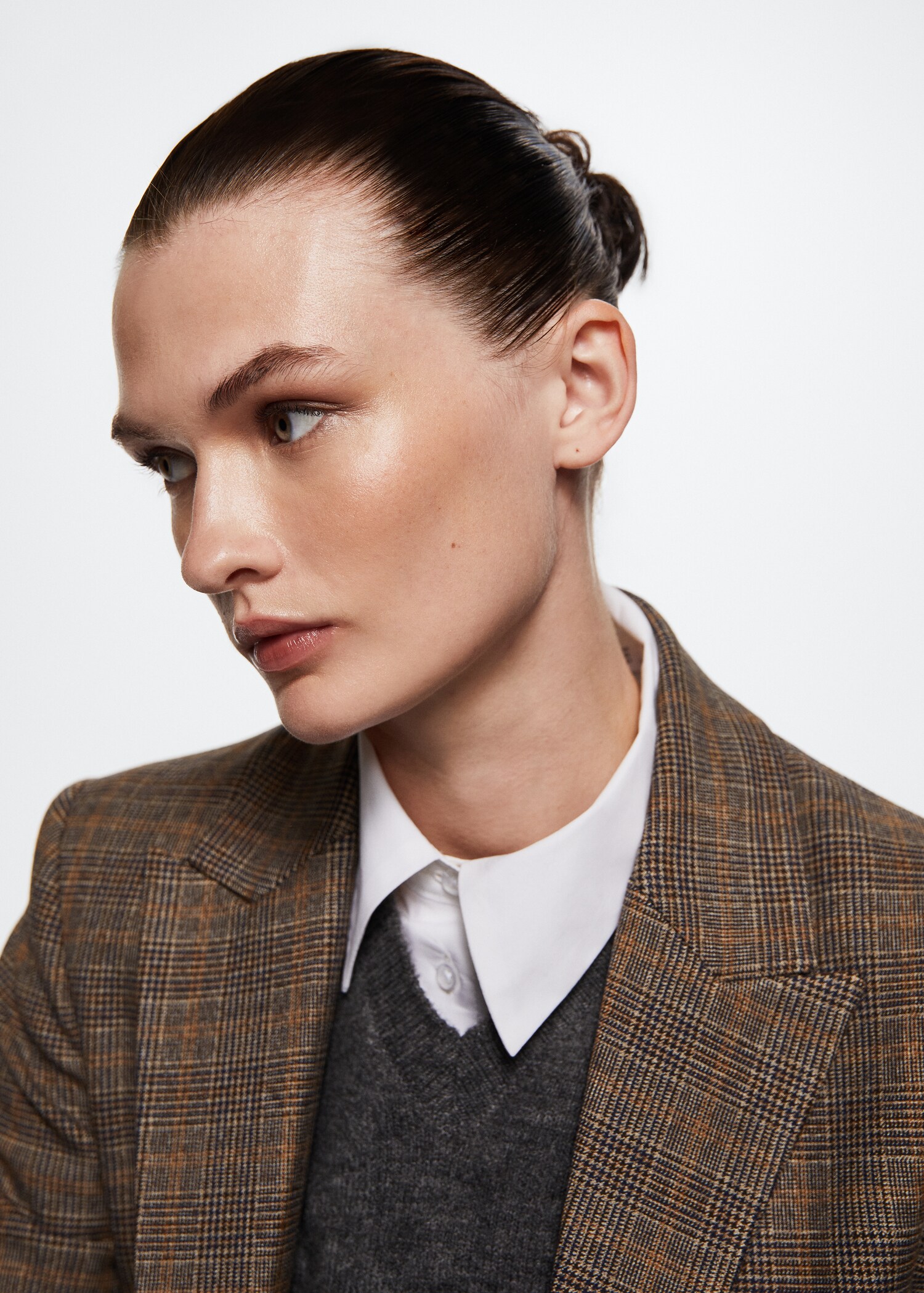 Check suit blazer - Details of the article 4