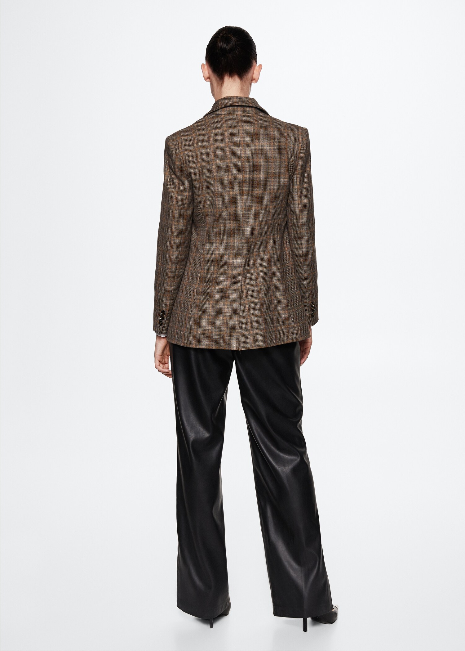 Check suit blazer - Reverse of the article