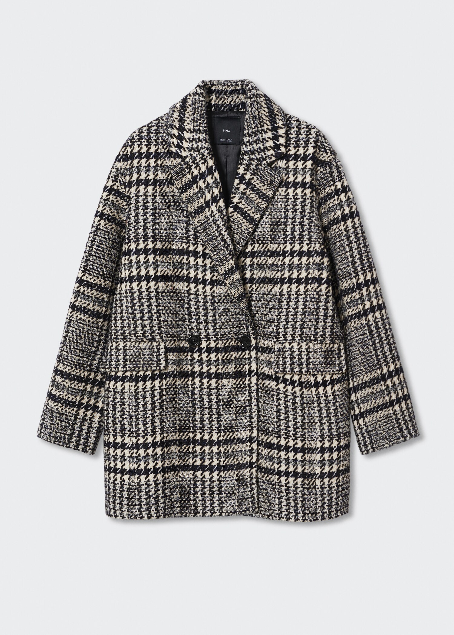 Checked tweed coat - Article without model