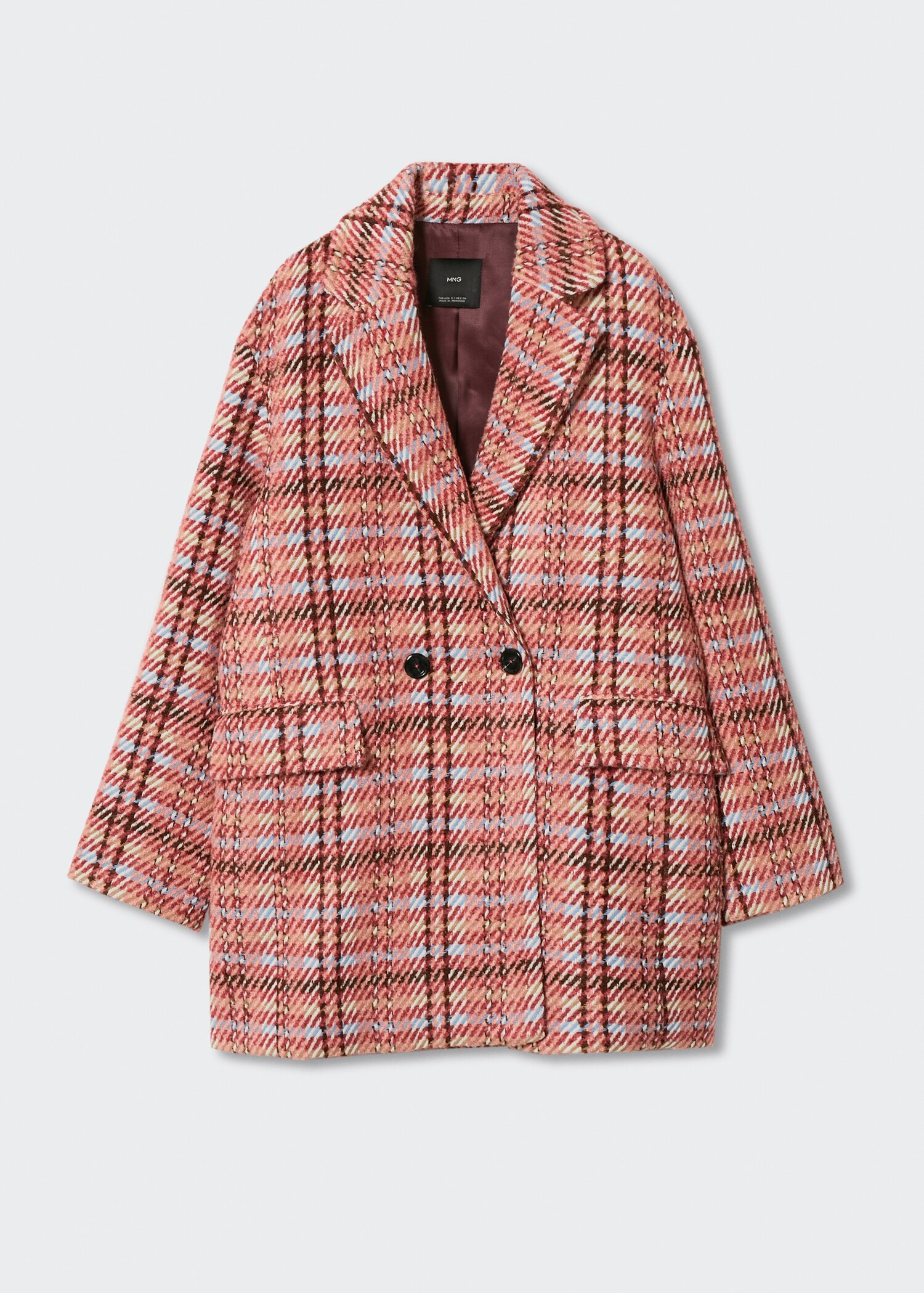 Checked tweed coat - Article without model