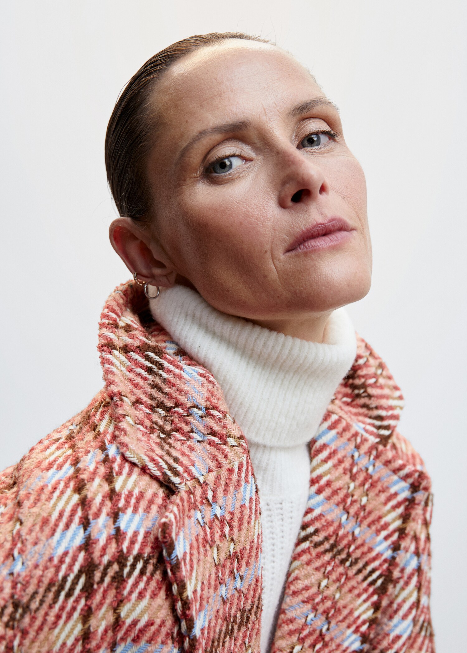 Checked tweed coat - Details of the article 1