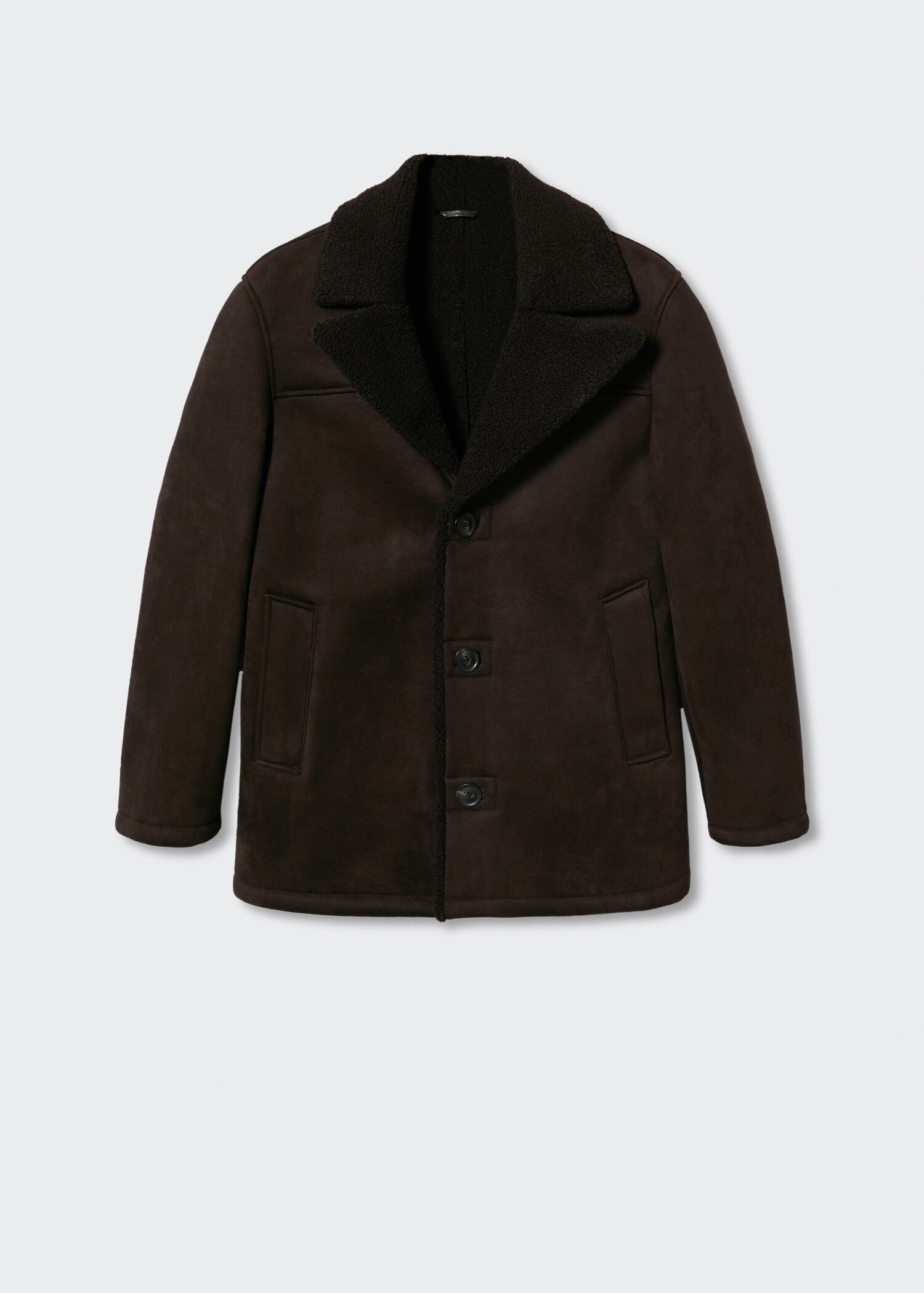 Faux shearling-lined jacket - Article without model