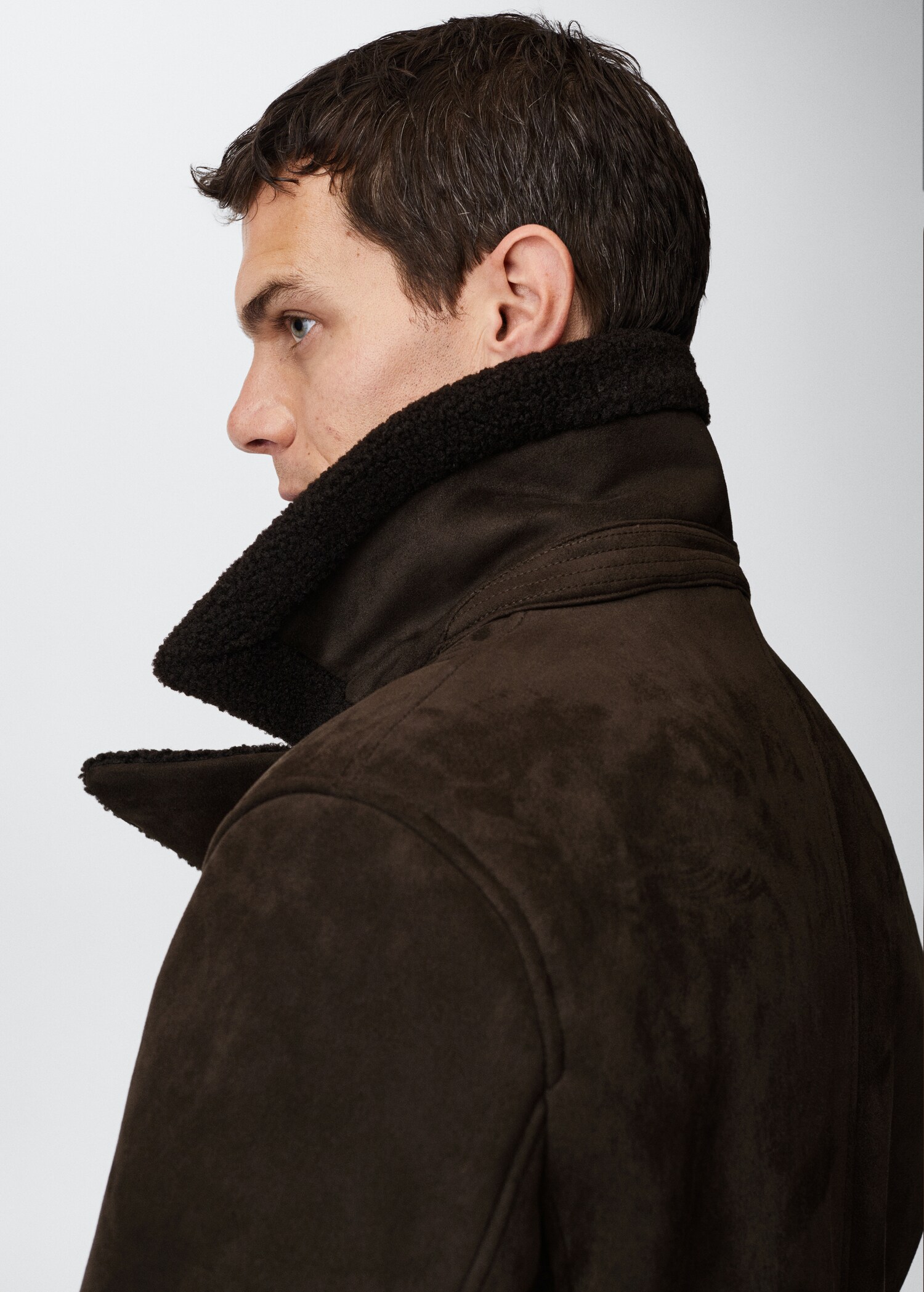 Faux shearling-lined jacket - Details of the article 2