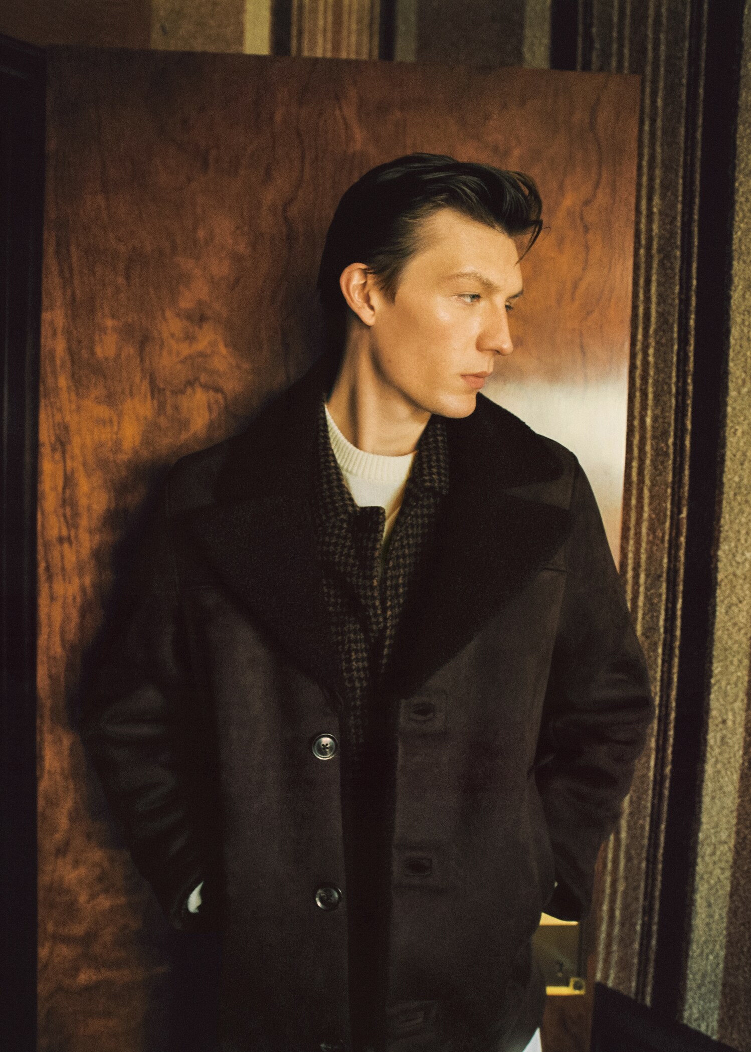 Faux shearling-lined jacket - Details of the article 3
