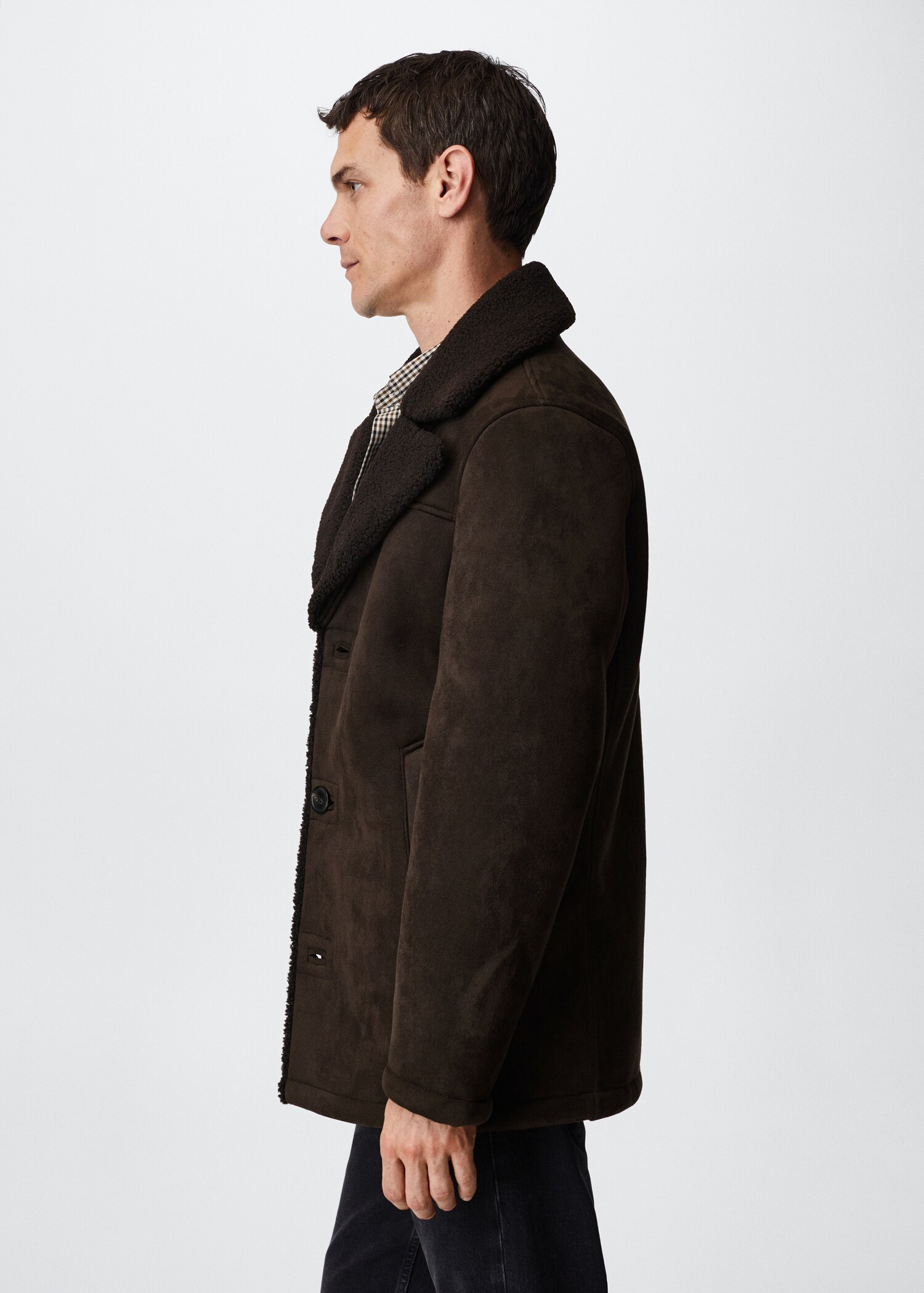 Faux shearling-lined jacket - Details of the article 6