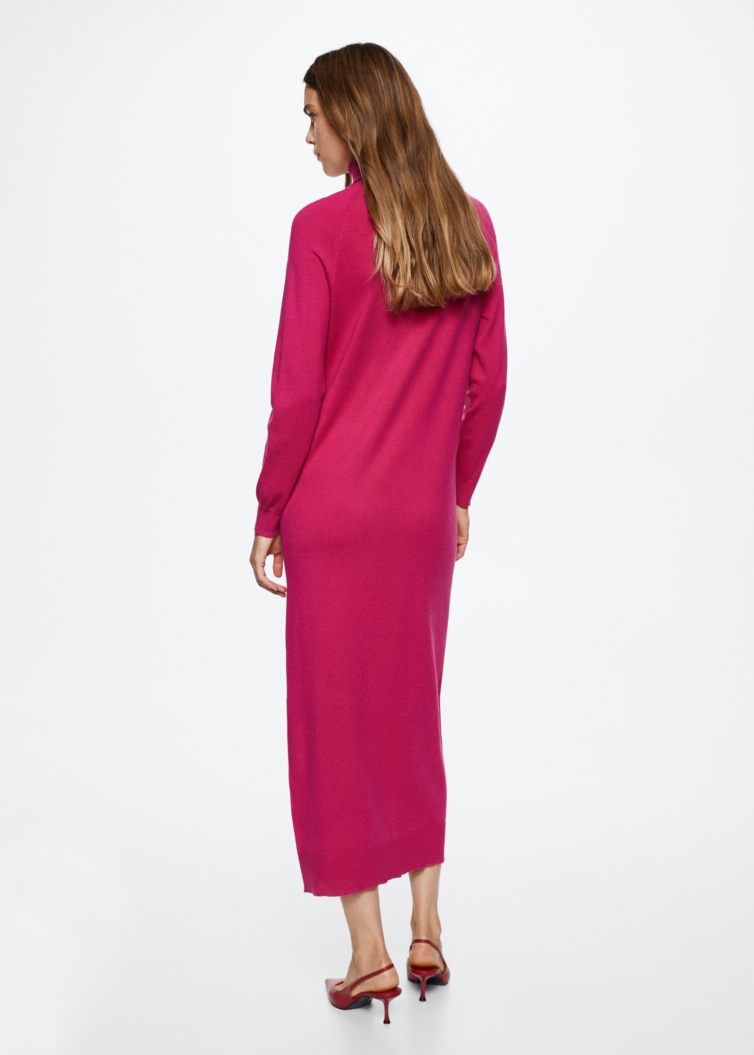 Robe maille col roulé - Verso de l’article
