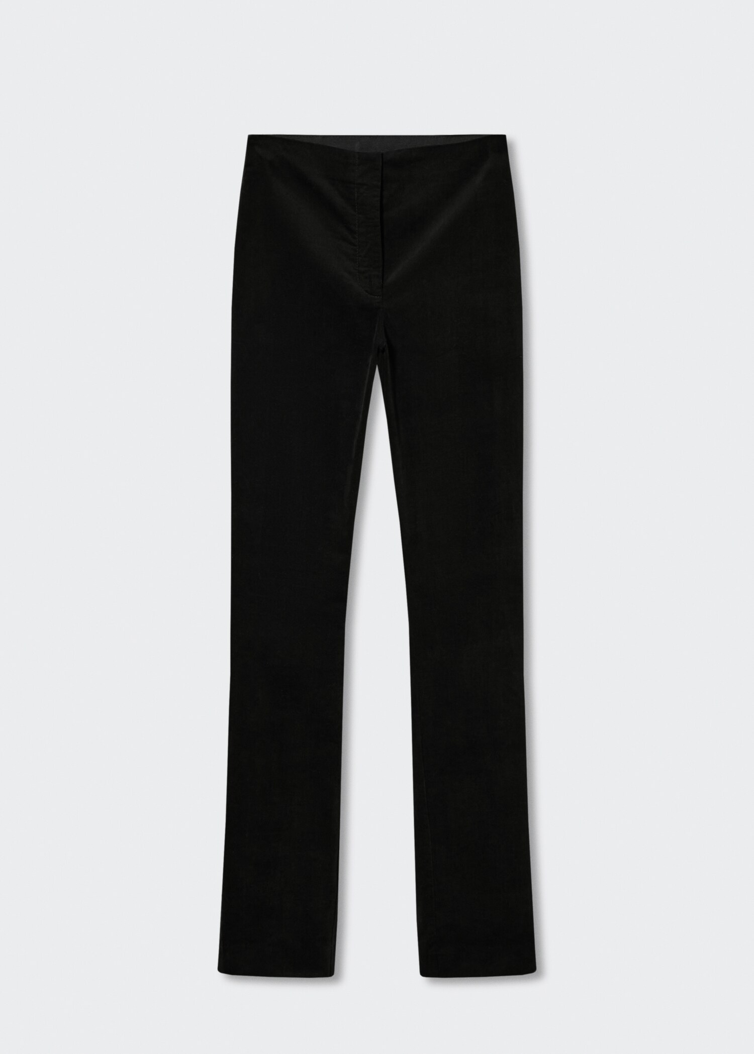 Corduroy straight trousers - Article without model