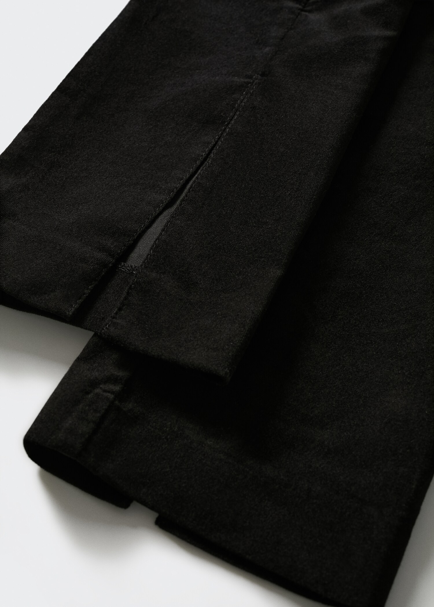 Corduroy straight trousers - Details of the article 8