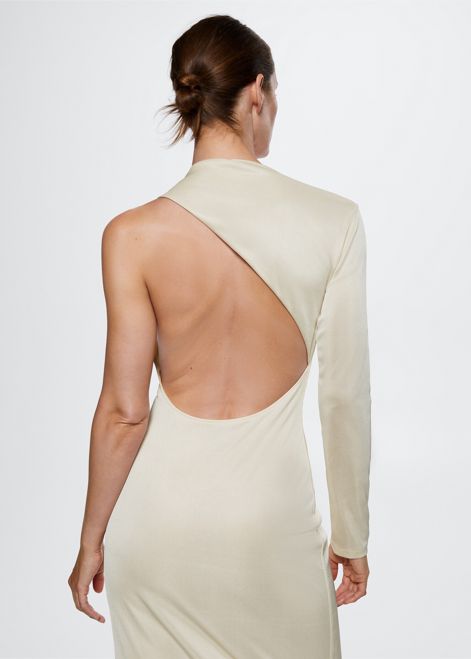 Long asymmetric dress - Details of the article 4