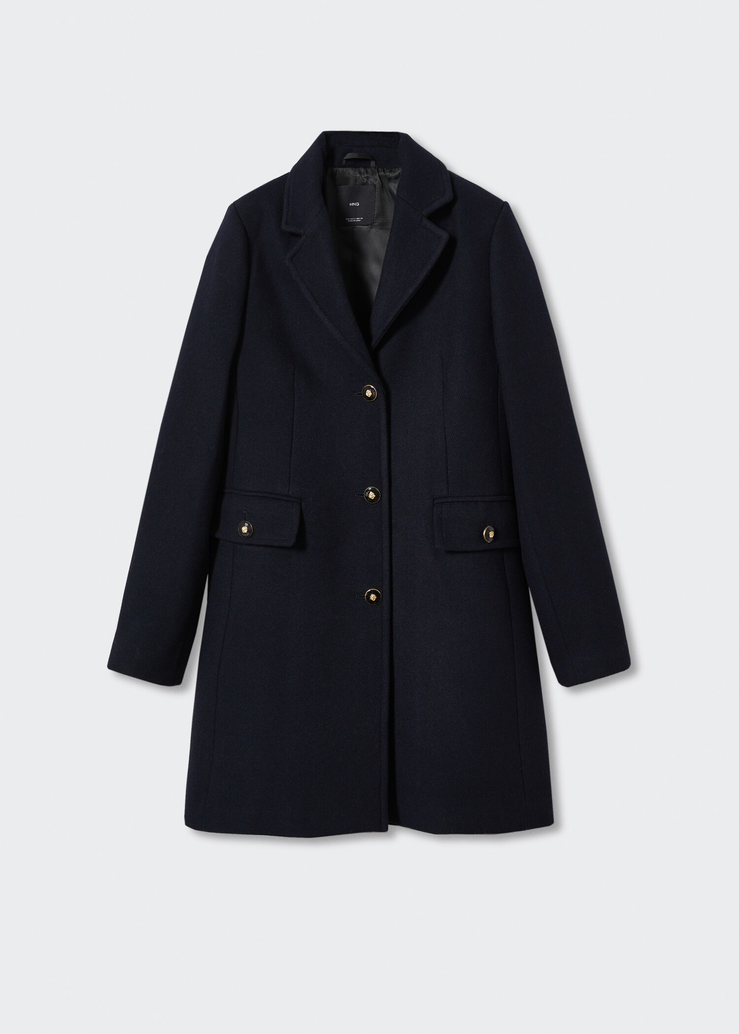 Wool coat with buttons - Article without model
