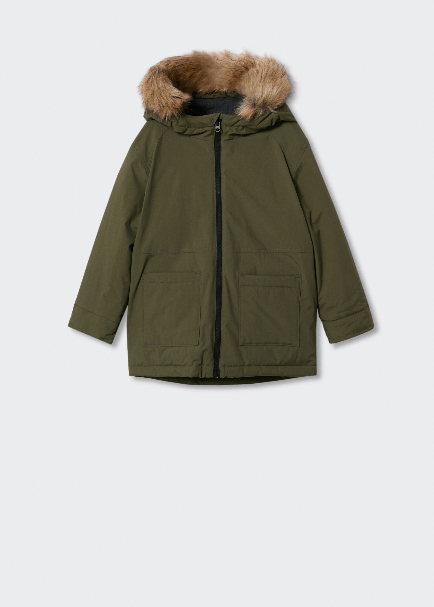 Anorak à capuche fourrure - Article sans modèle