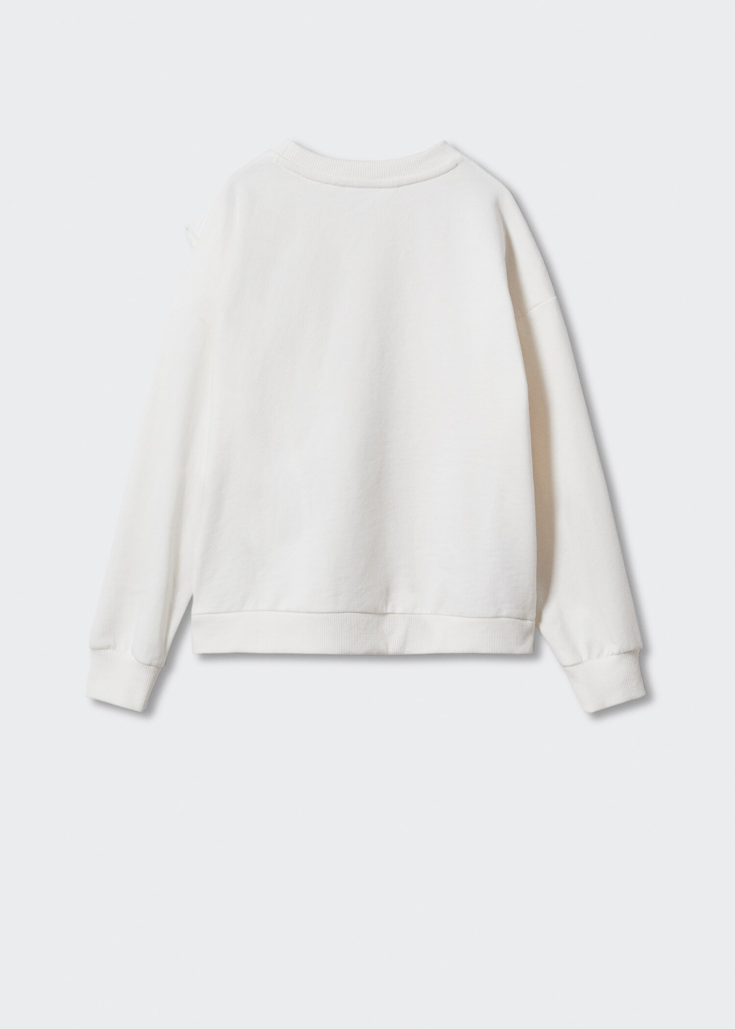 Sudadera algodón volante - Reverso del artículo