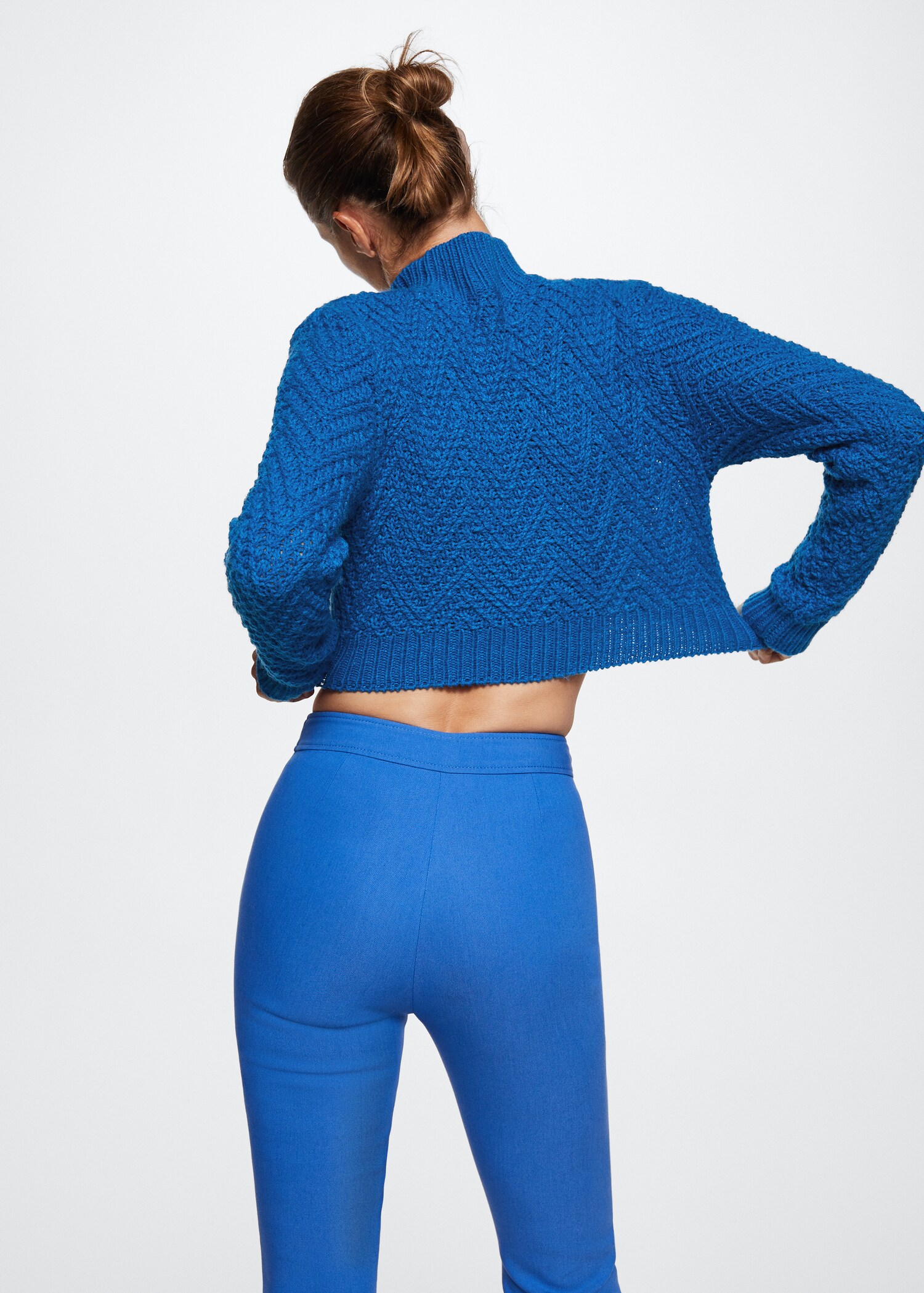 Pull-over crop col montant - Verso de l’article