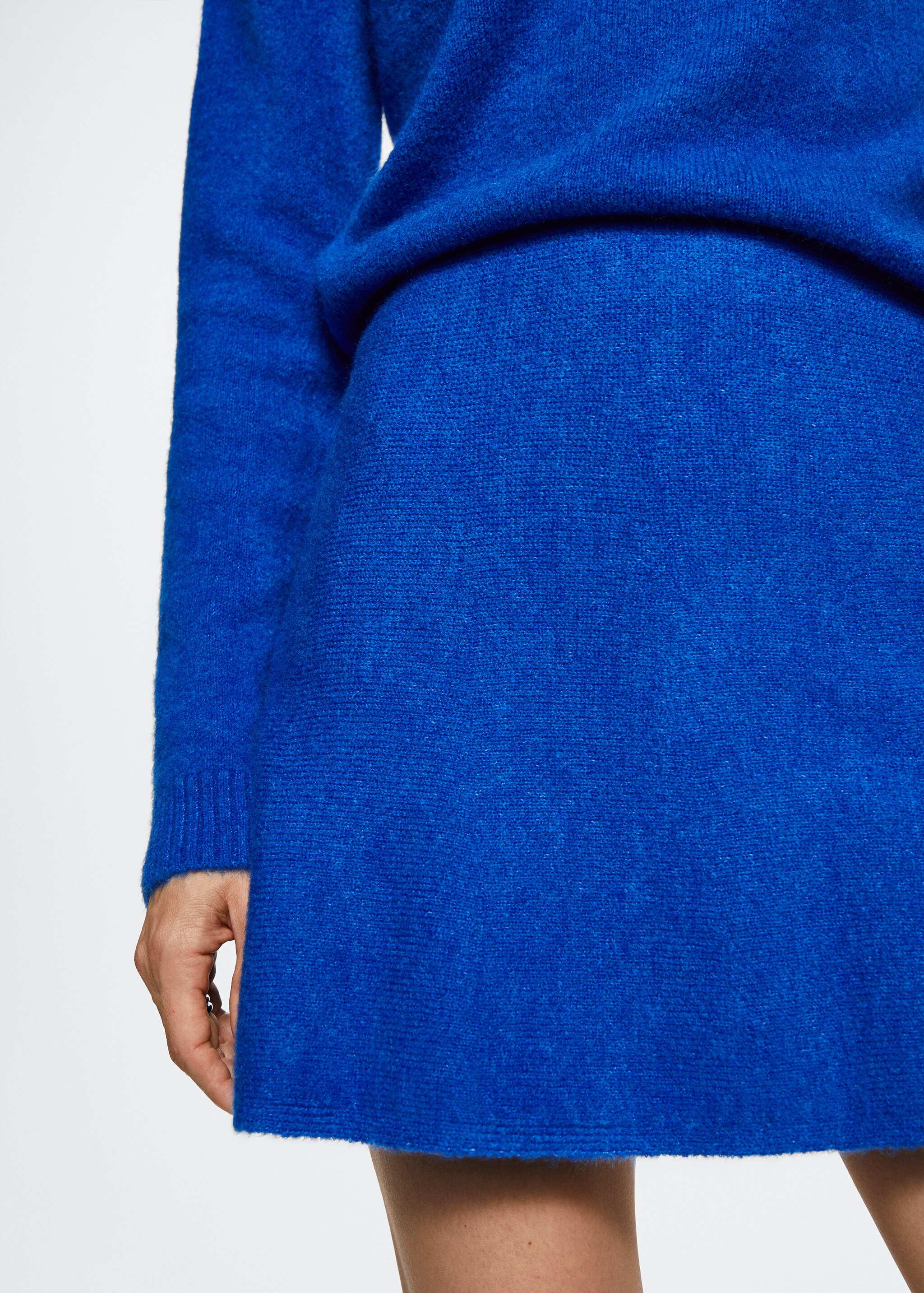 Flared knitted skirt - Details of the article 4